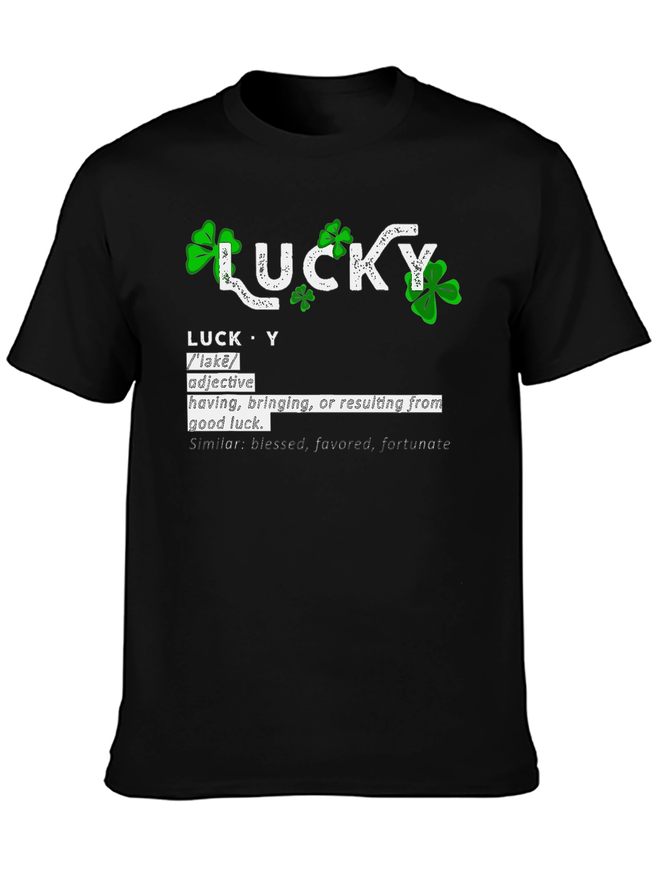 Lucky Definition Graphic T-Shirt - St. Patricks Day Tee