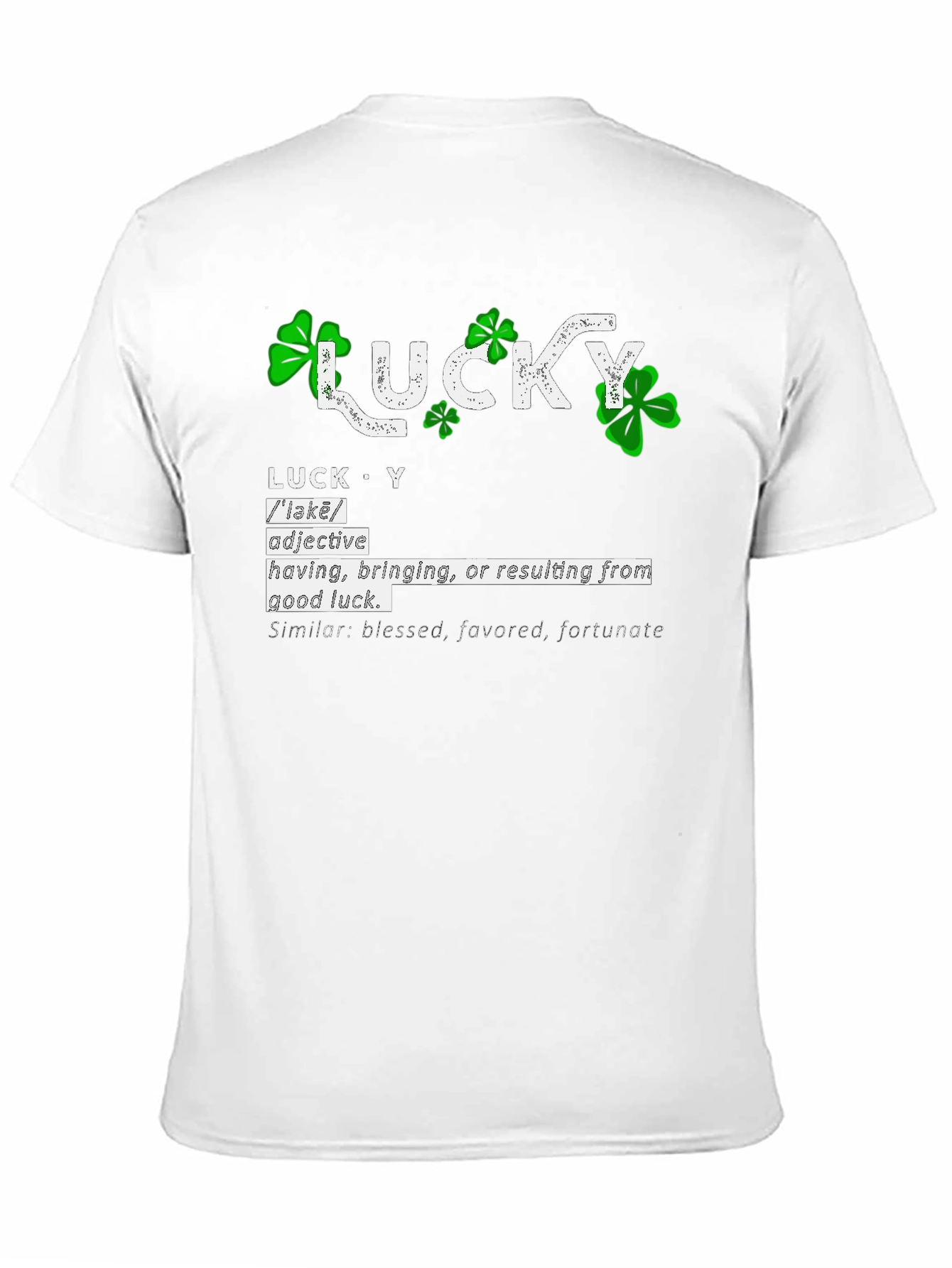 Lucky Definition Graphic T-Shirt - St. Patricks Day Tee