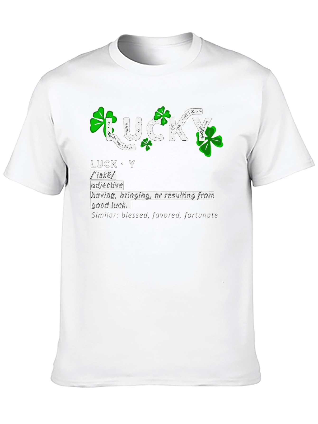 Lucky Definition Graphic T-Shirt - St. Patricks Day Tee