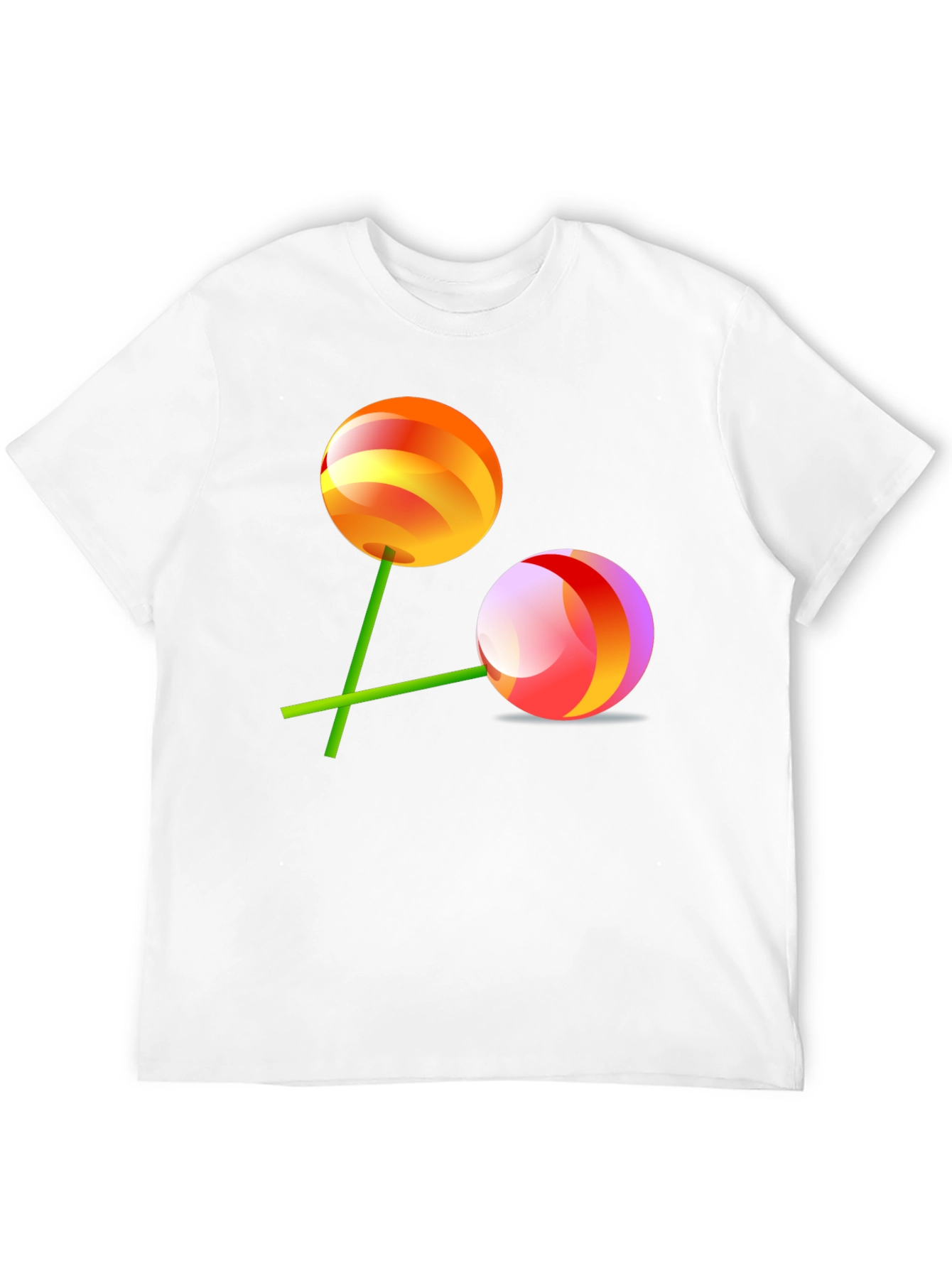 Candy Lollipop Graphic Tee - Sweet Tooth Fashion