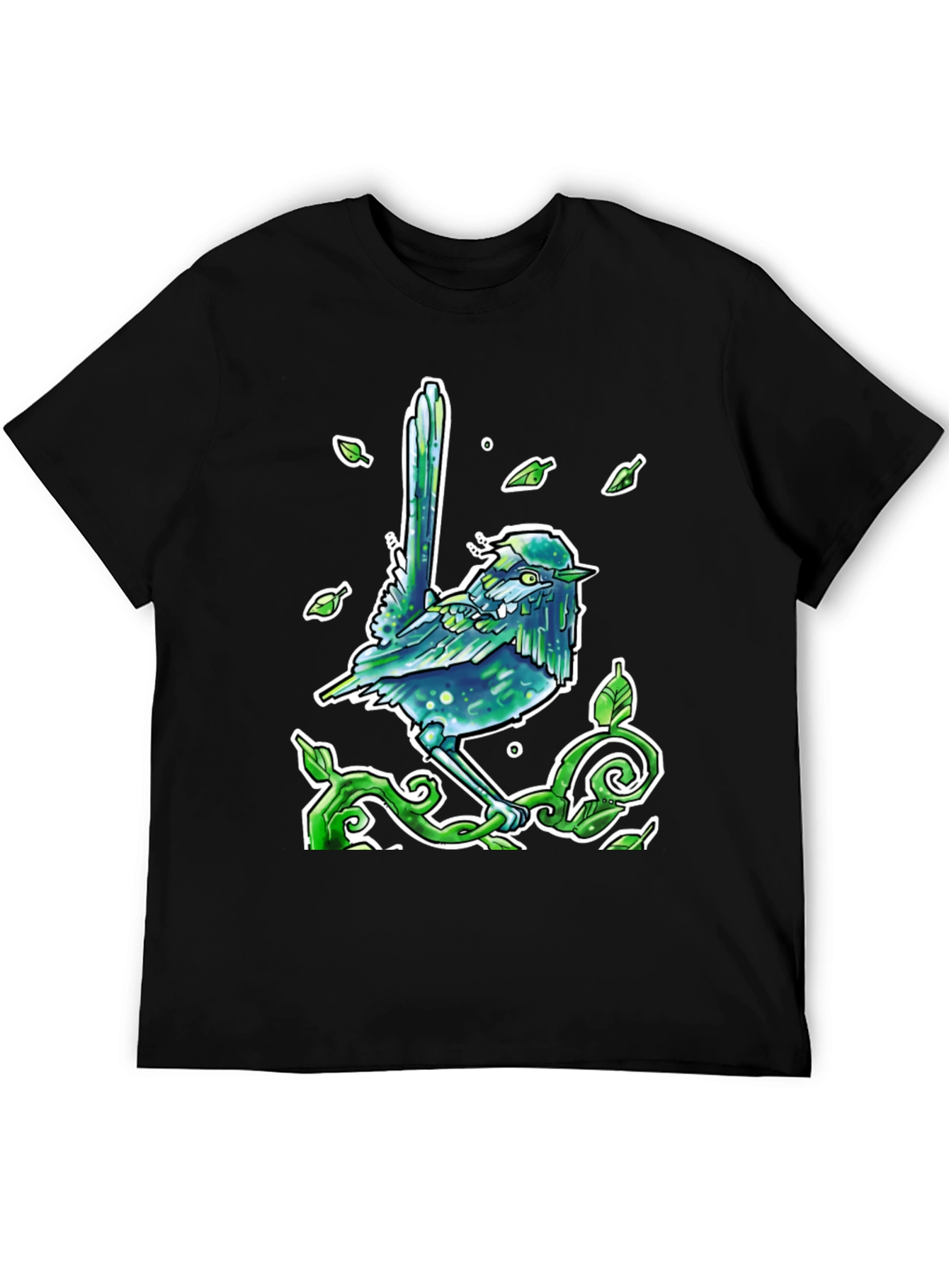 Mystical Bird T-Shirt - Black