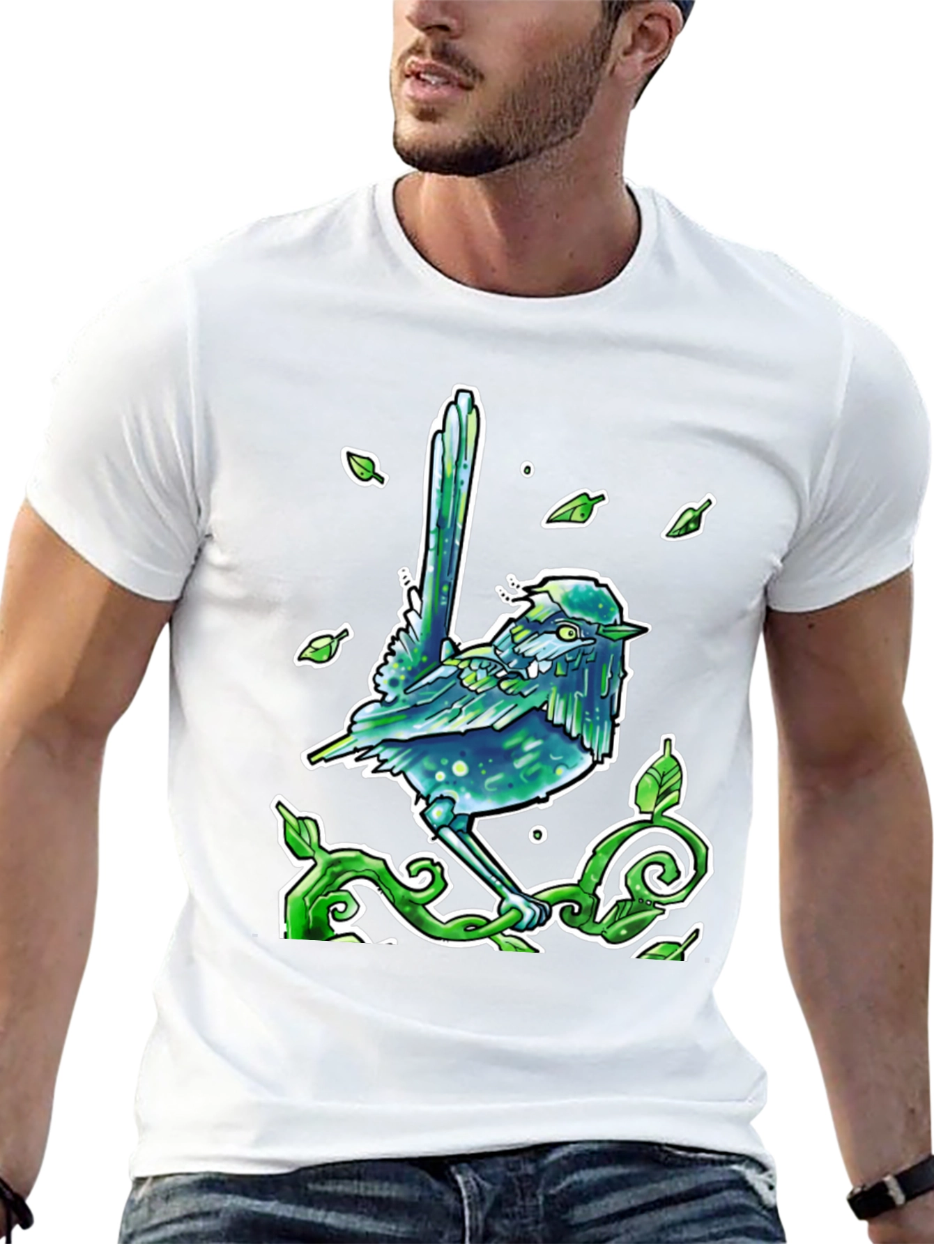 Mystical Bird T-Shirt - Black