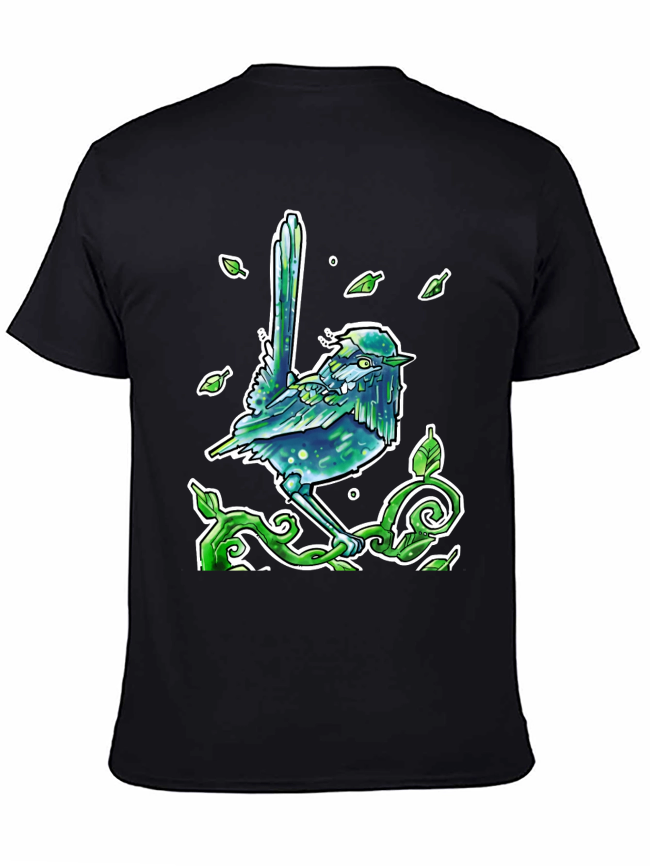 Mystical Bird T-Shirt - Black