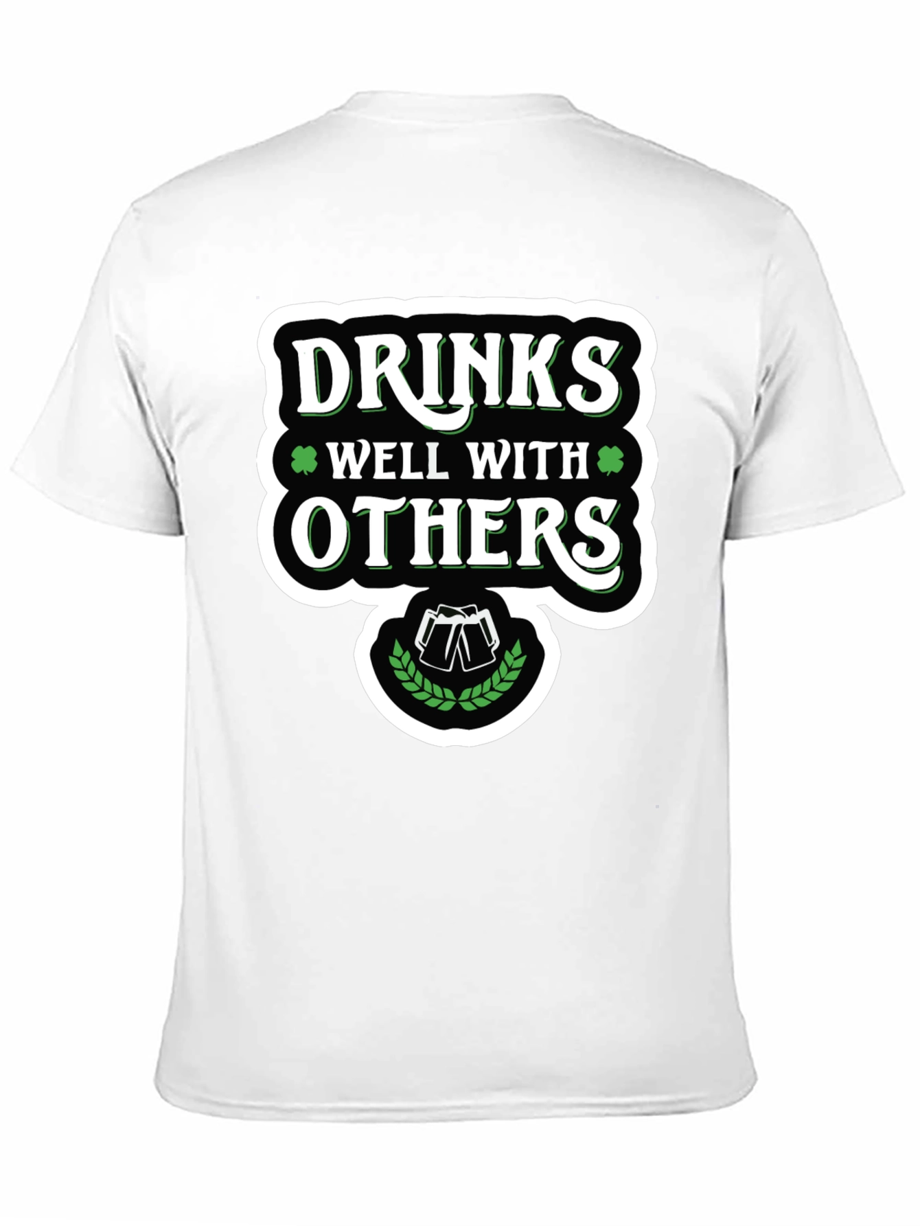 Drinks Well With Others St. Patricks Day Graphic Tee