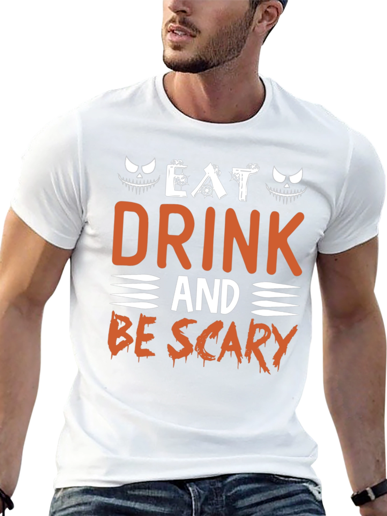 Eat Drink And Be Scary Halloween T-Shirt