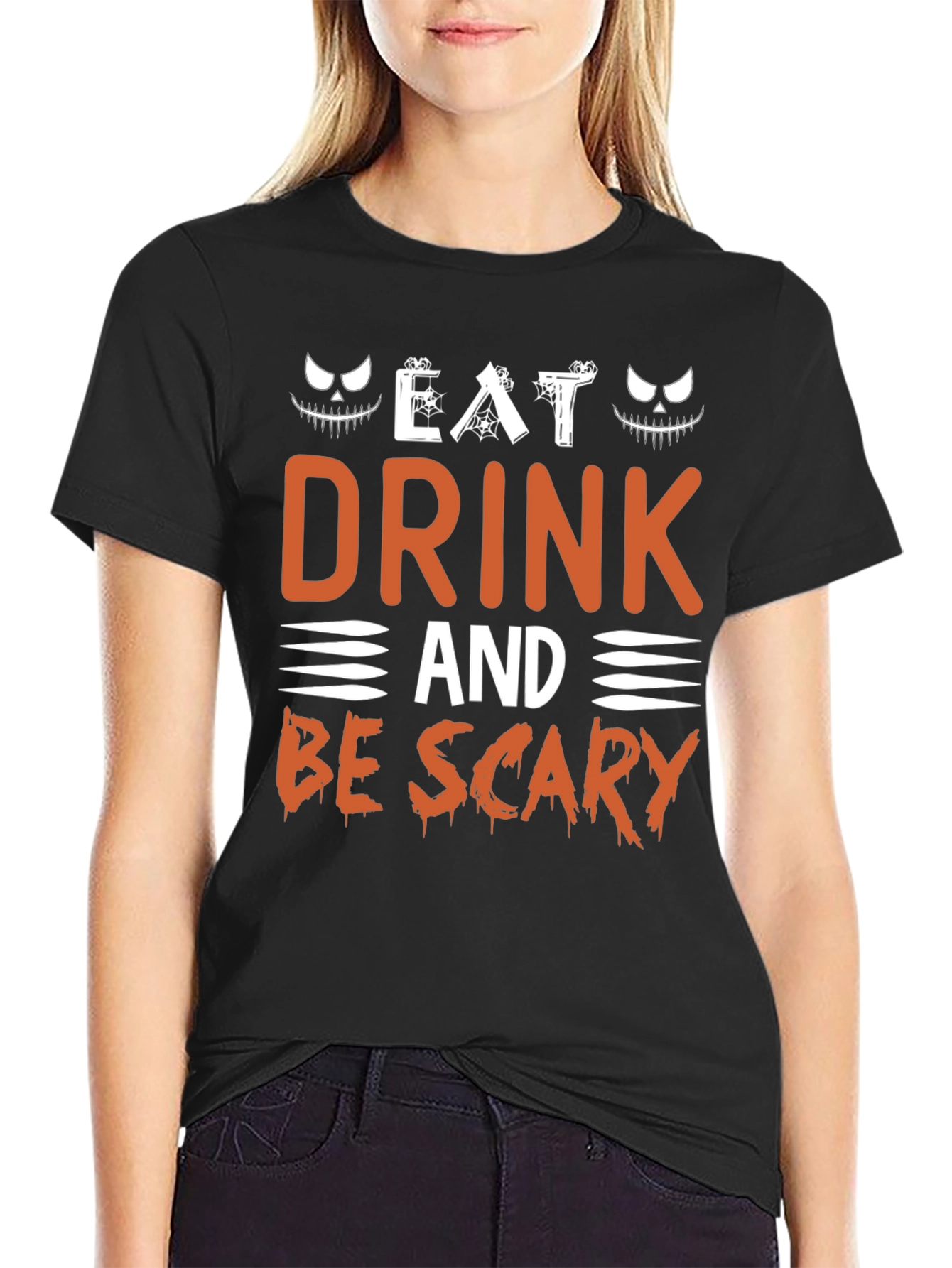Eat Drink And Be Scary Halloween T-Shirt