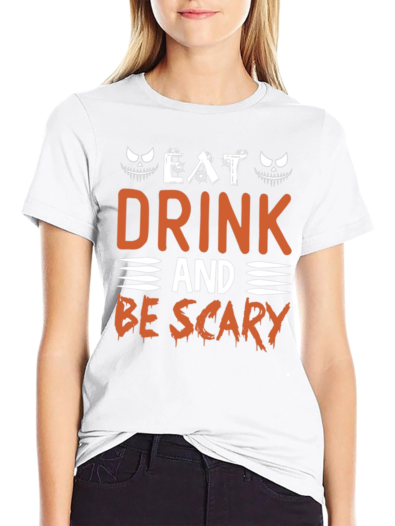 Eat Drink And Be Scary Halloween T-Shirt