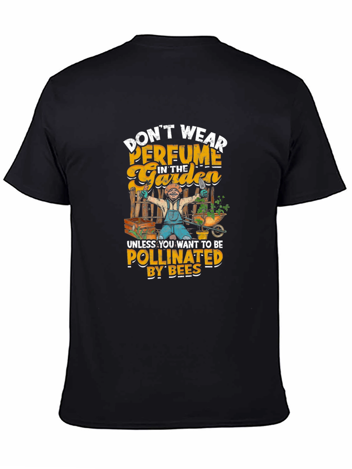 Gardener Humor T-Shirt - Pollinated by Bees
