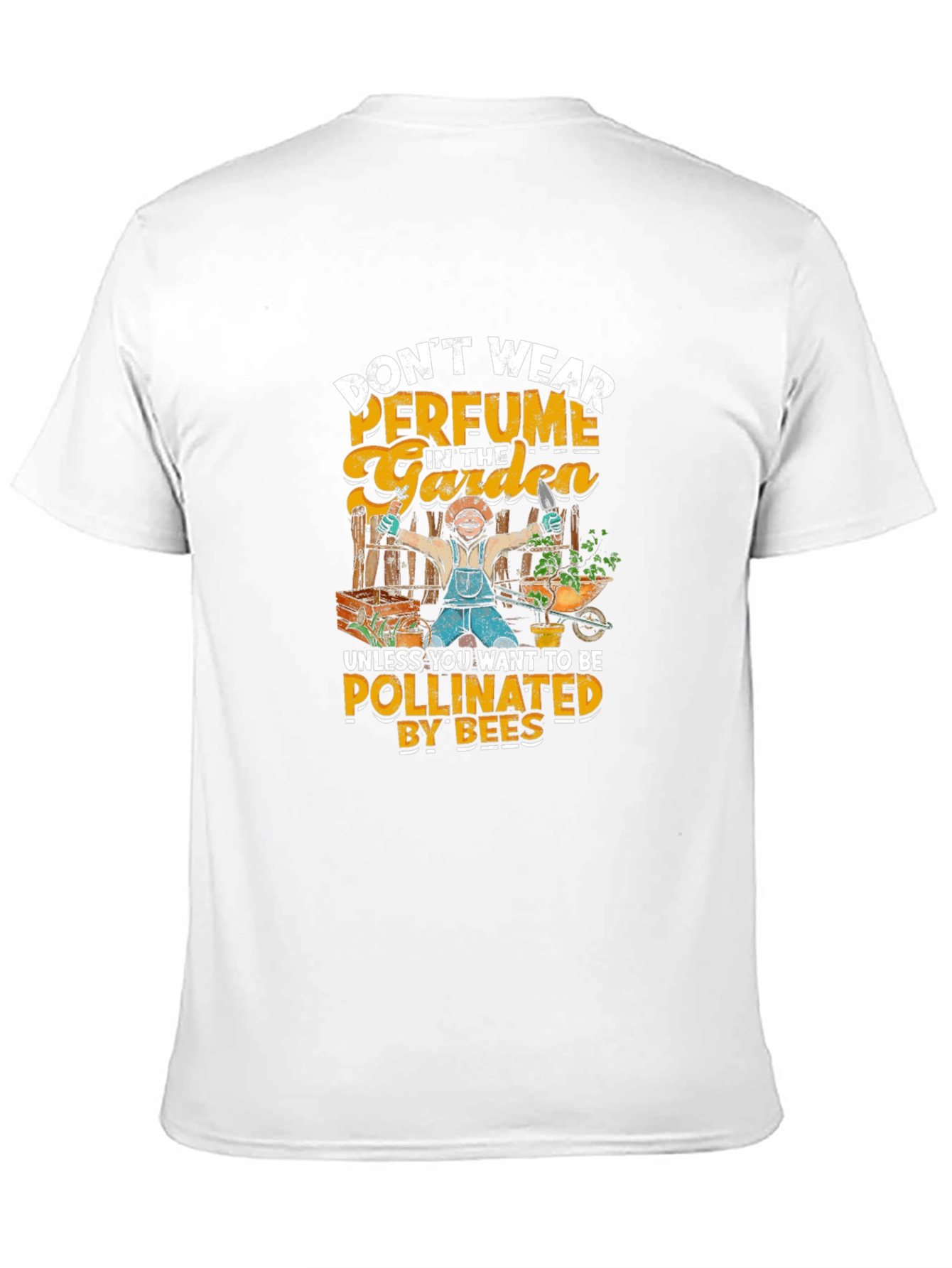 Gardener Humor T-Shirt - Pollinated by Bees