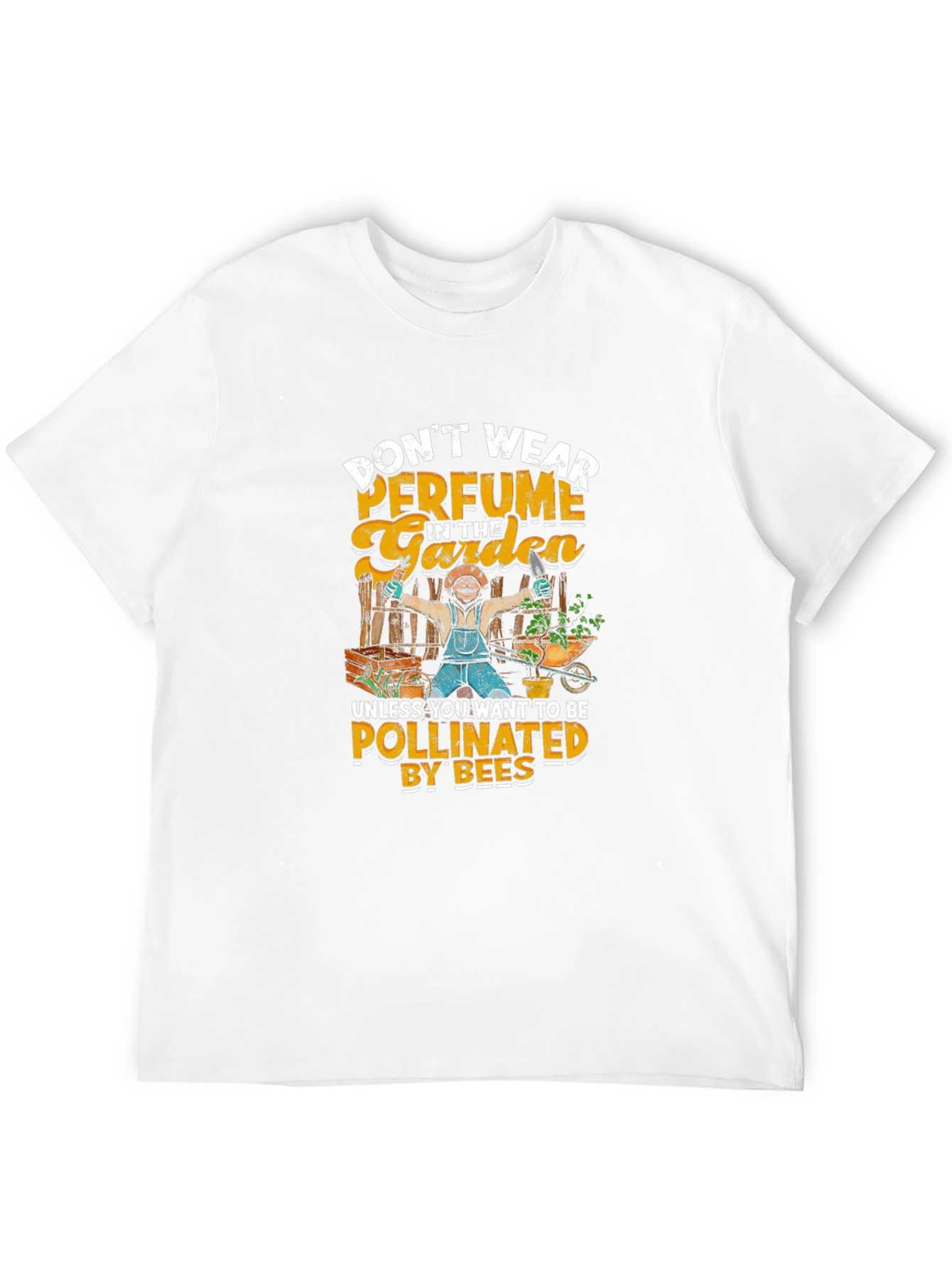 Gardener Humor T-Shirt - Pollinated by Bees