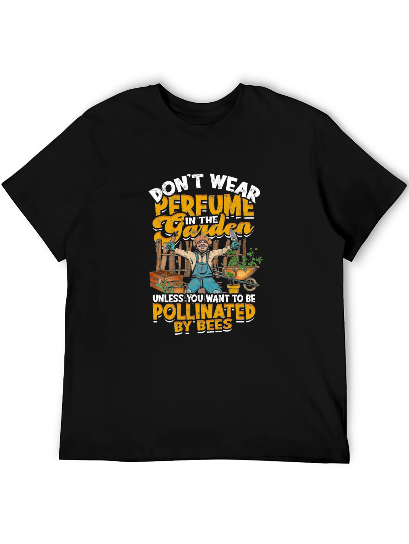 Gardener Humor T-Shirt - Pollinated by Bees