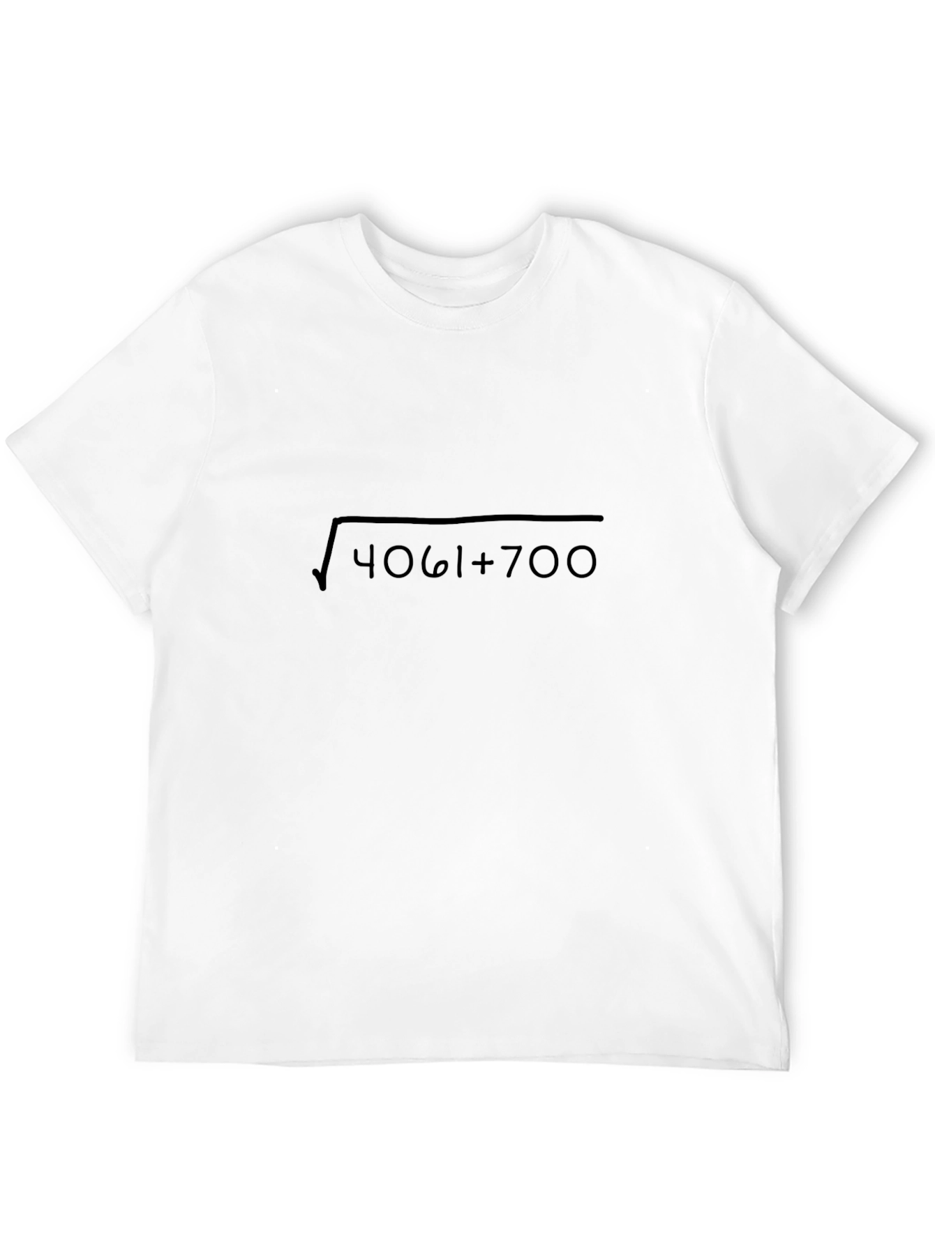 Math Humor T-Shirt - Square Root Equation
