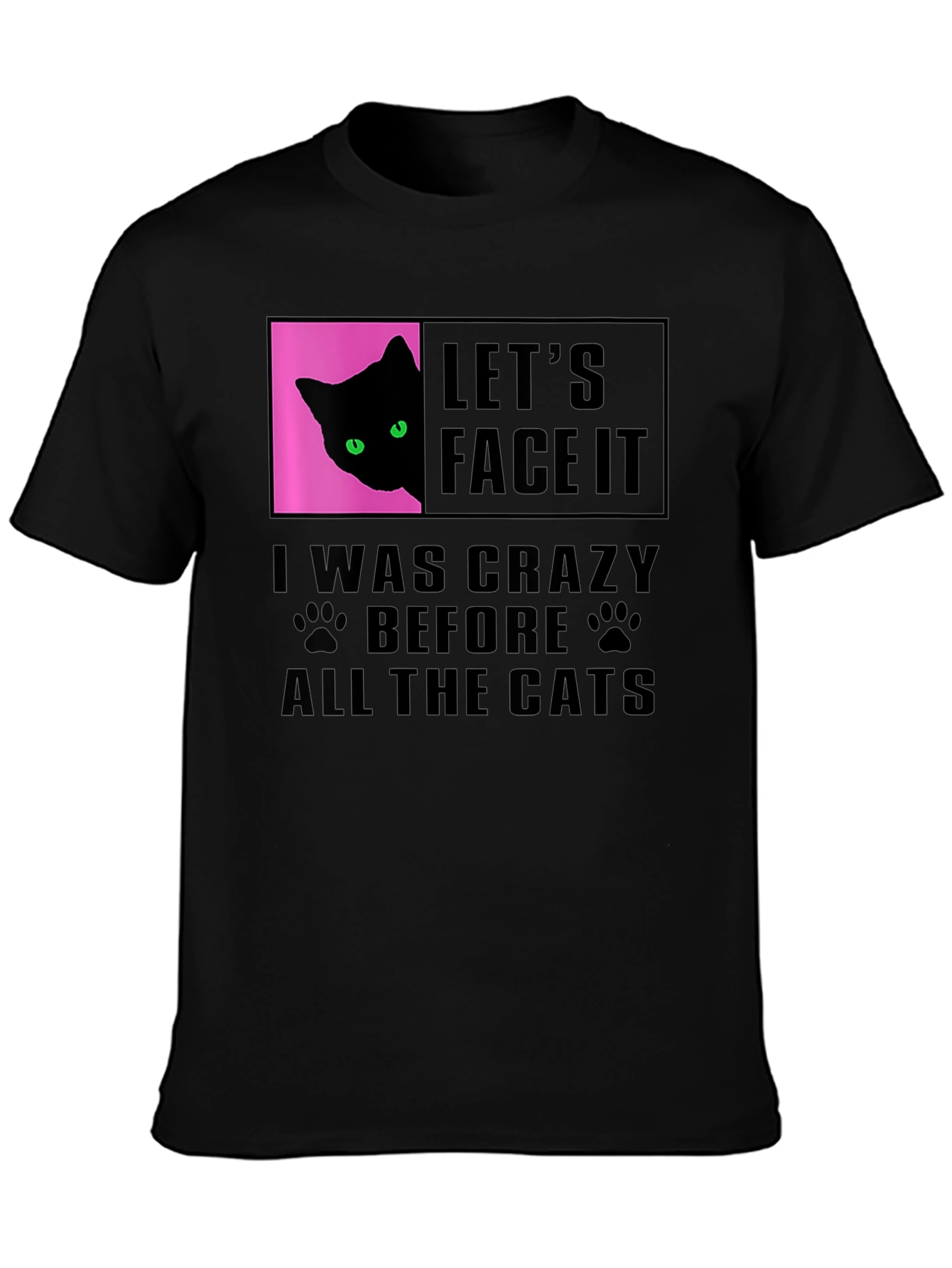 Crazy Cat Lover T-Shirt - Funny Graphic Tee