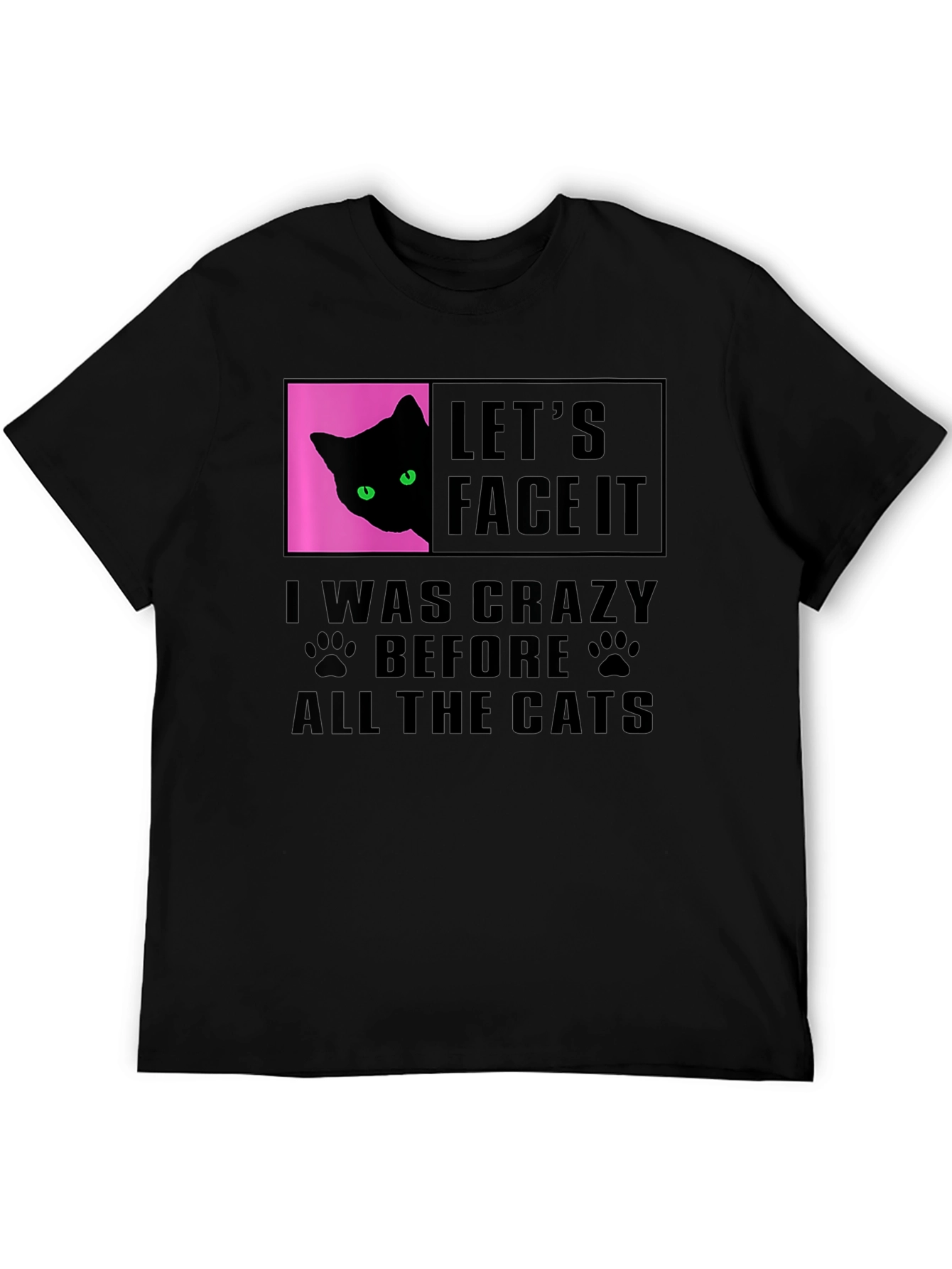Crazy Cat Lover T-Shirt - Funny Graphic Tee