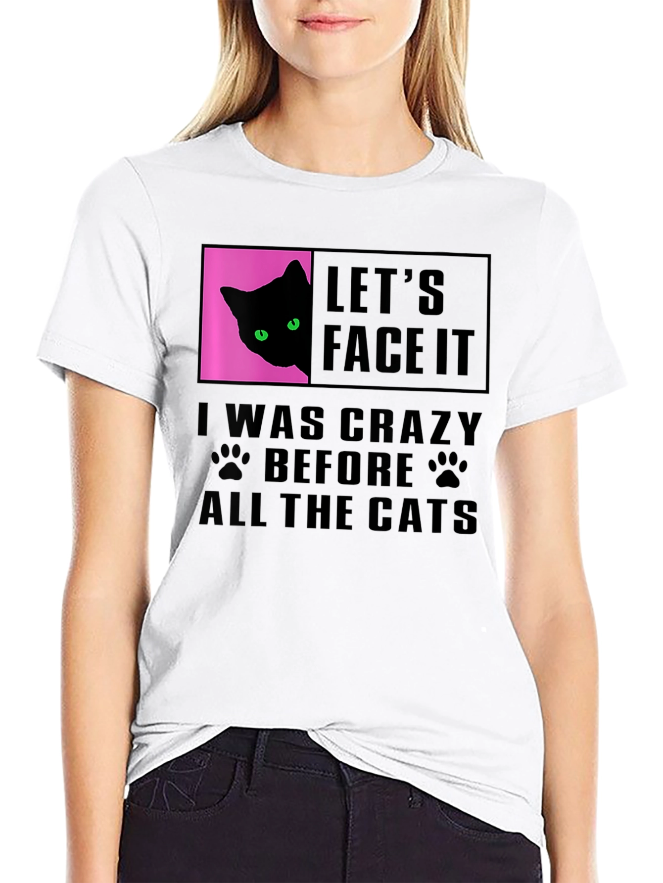 Crazy Cat Lover T-Shirt - Funny Graphic Tee