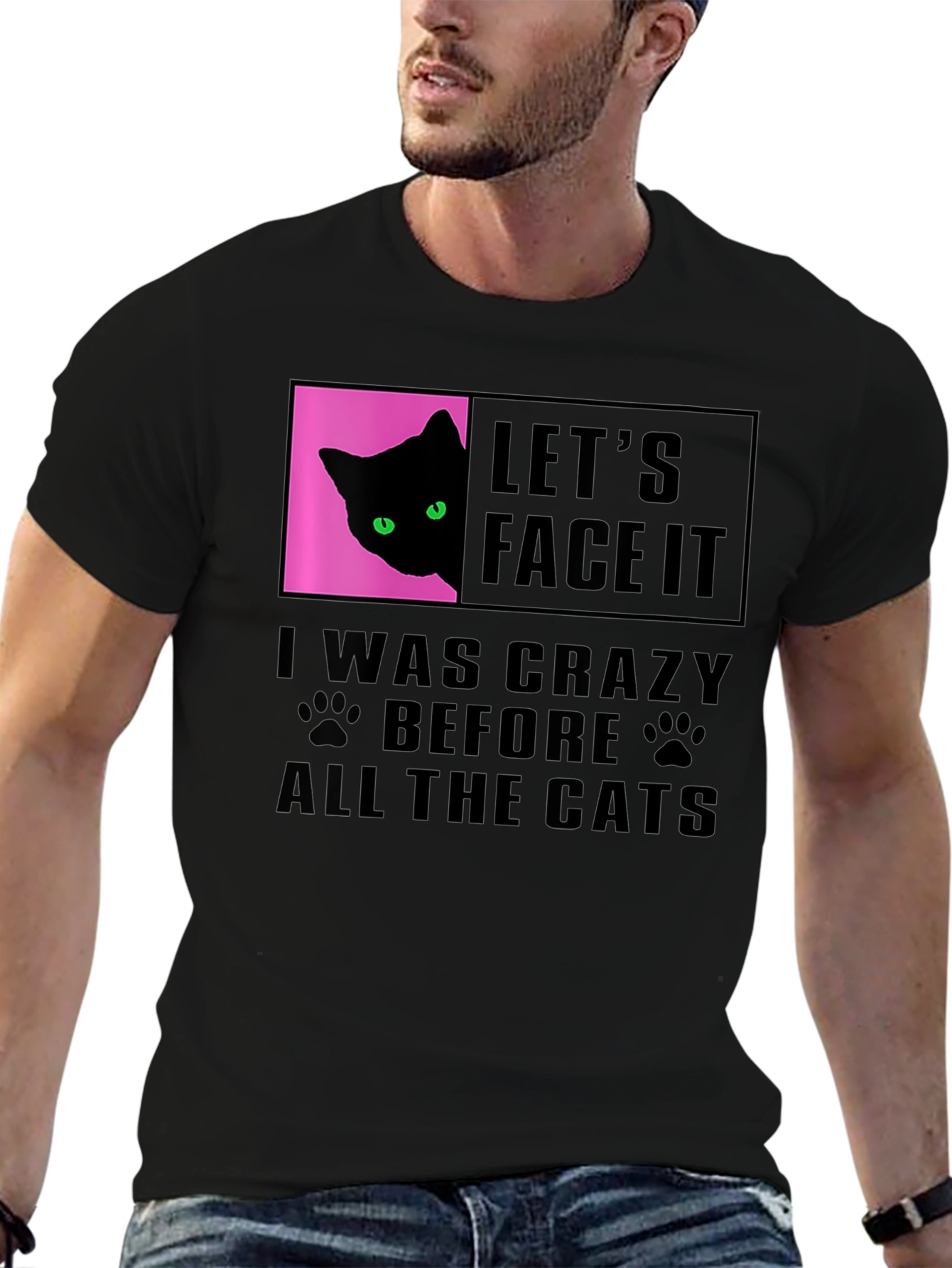 Crazy Cat Lover T-Shirt - Funny Graphic Tee