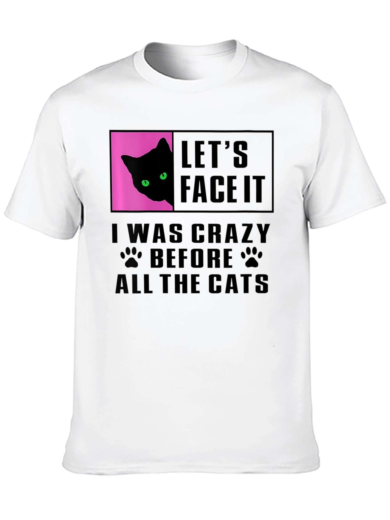 Crazy Cat Lover T-Shirt - Funny Graphic Tee