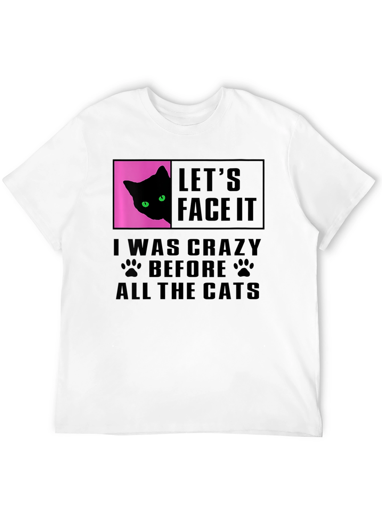 Crazy Cat Lover T-Shirt - Funny Graphic Tee