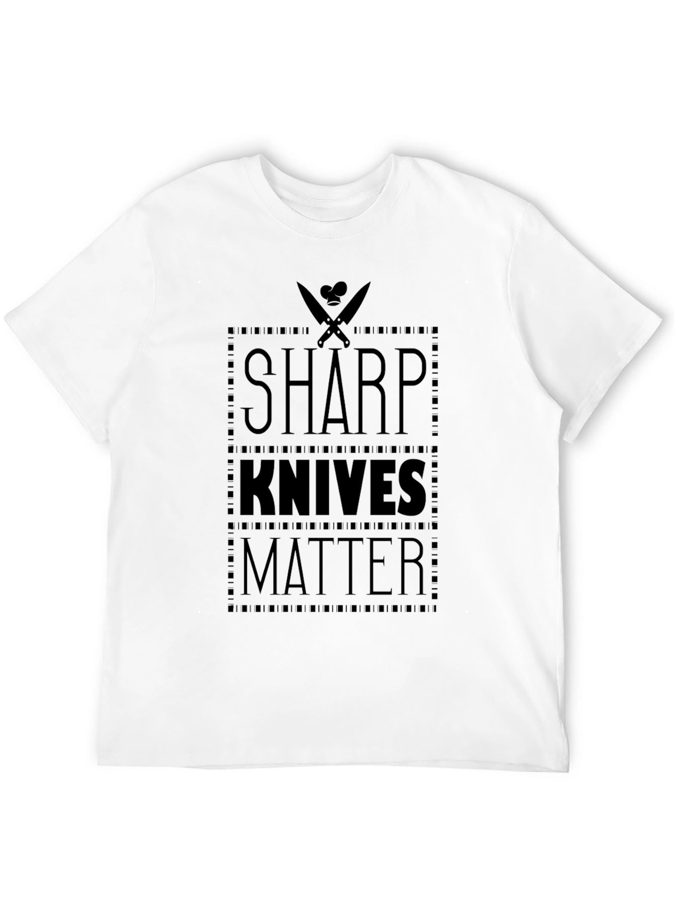 Sharp Knives Matter Graphic Tee - Culinary T-Shirt