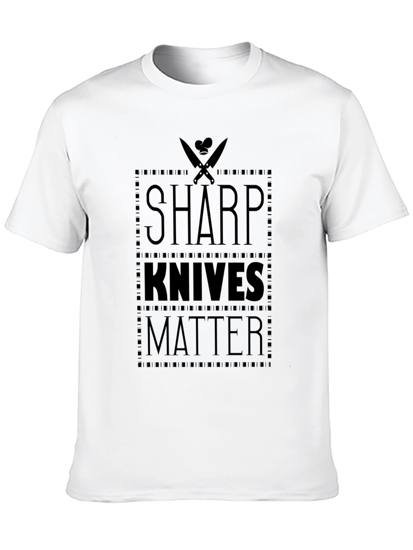 Sharp Knives Matter Graphic Tee - Culinary T-Shirt