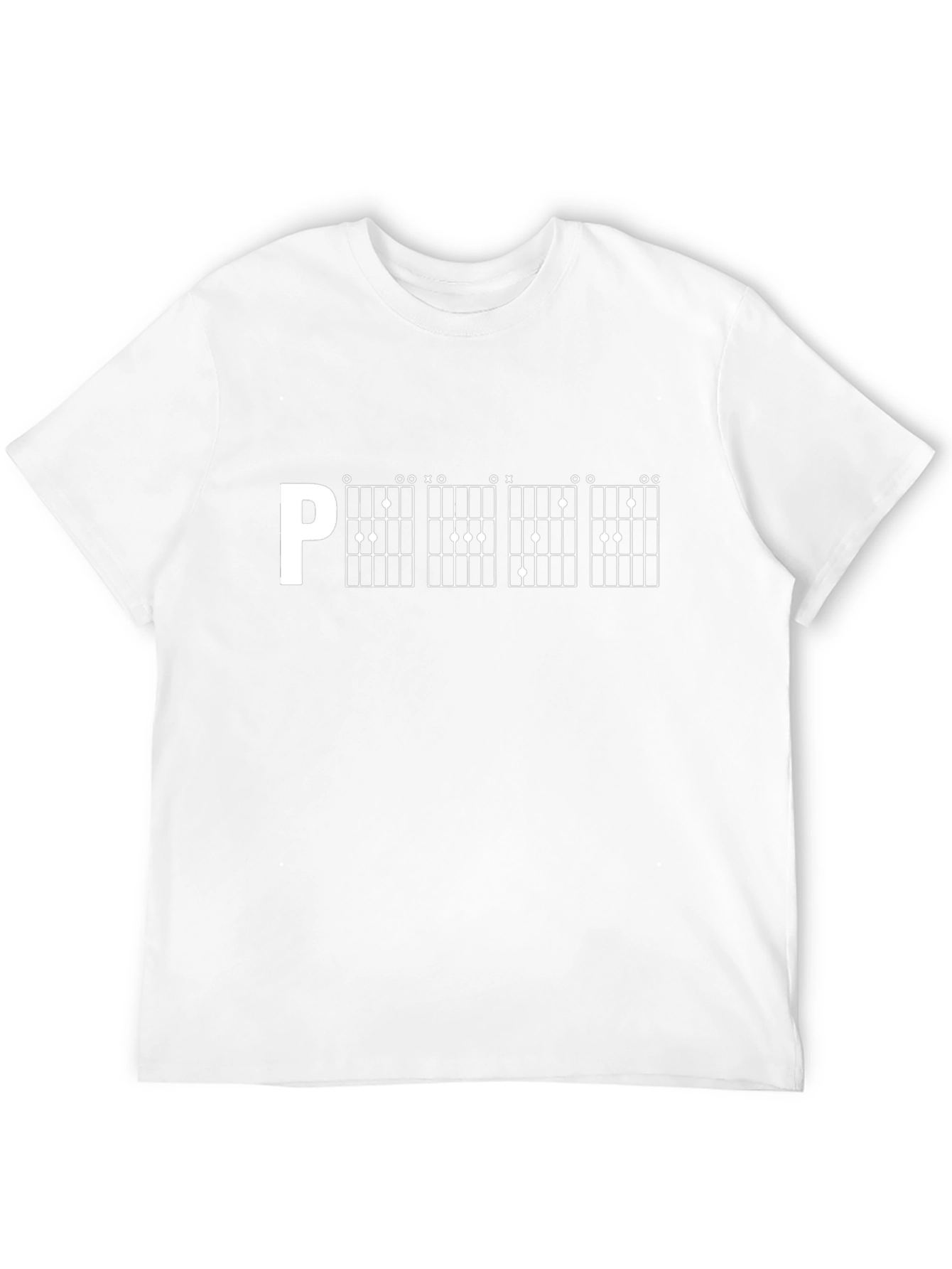 Guitar Chord T-Shirt - Black - Graphic Tee