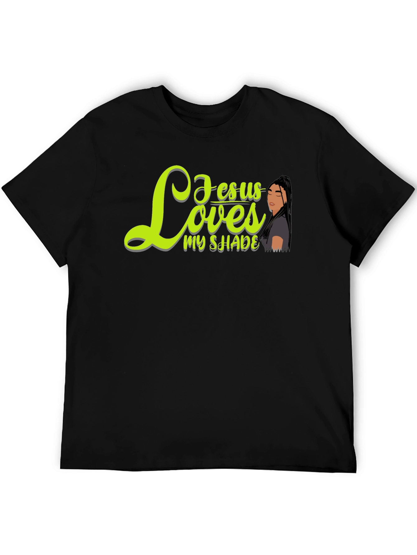 Jesus Loves My Shade Black T-Shirt