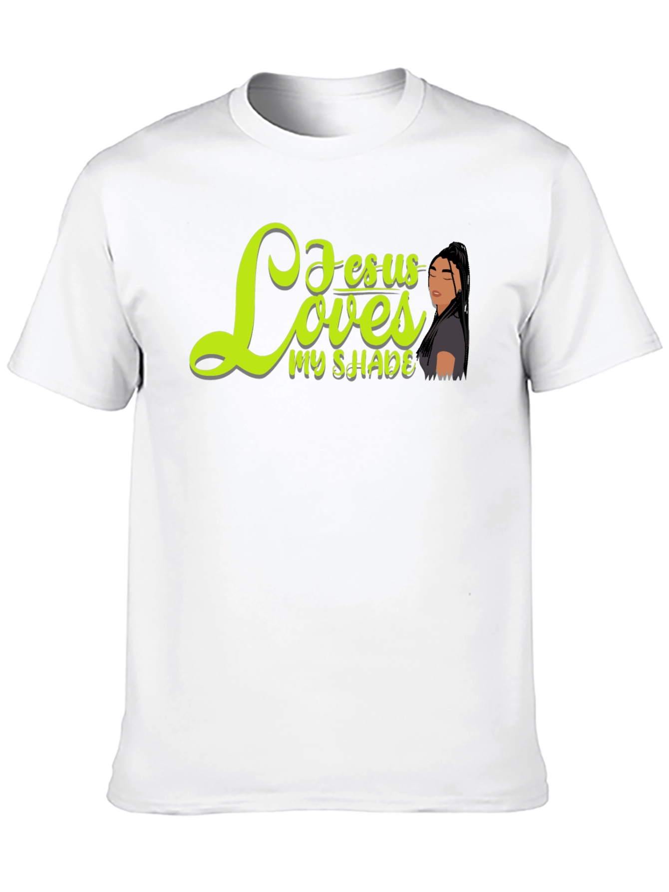 Jesus Loves My Shade Black T-Shirt
