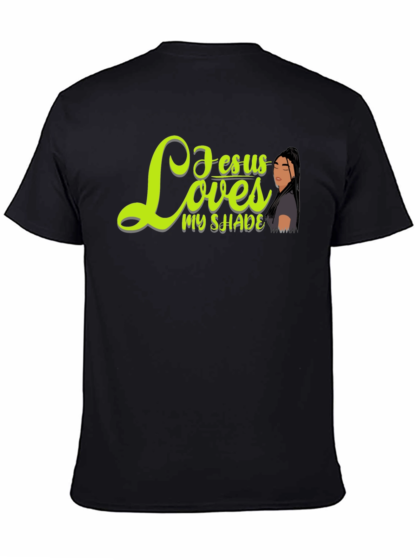 Jesus Loves My Shade Black T-Shirt