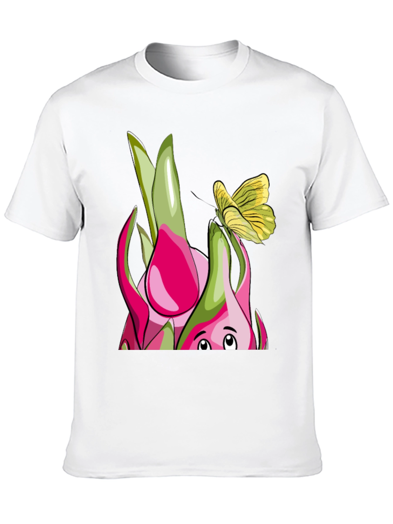 Dragon Fruit & Butterfly Graphic Tee