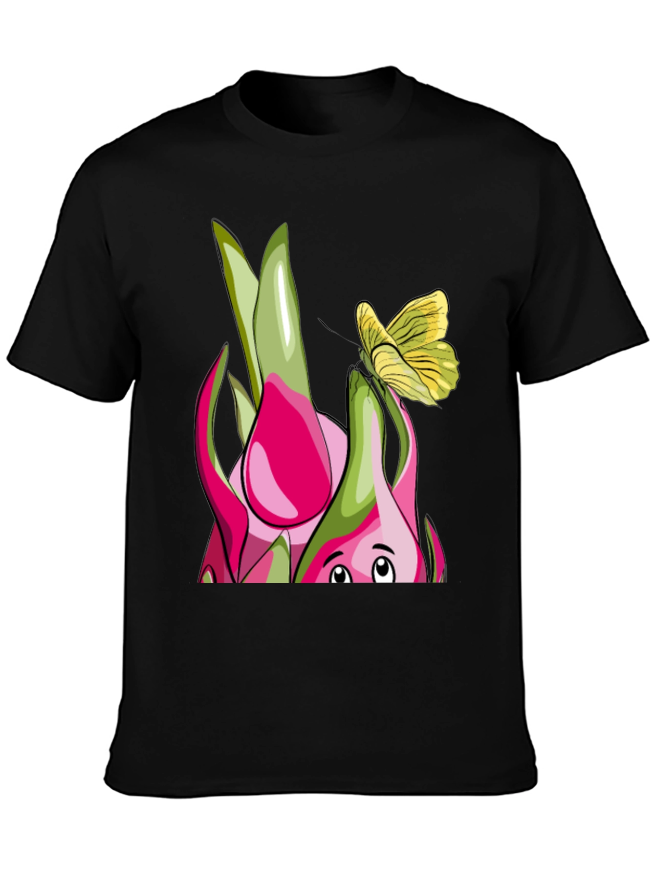 Dragon Fruit & Butterfly Graphic Tee