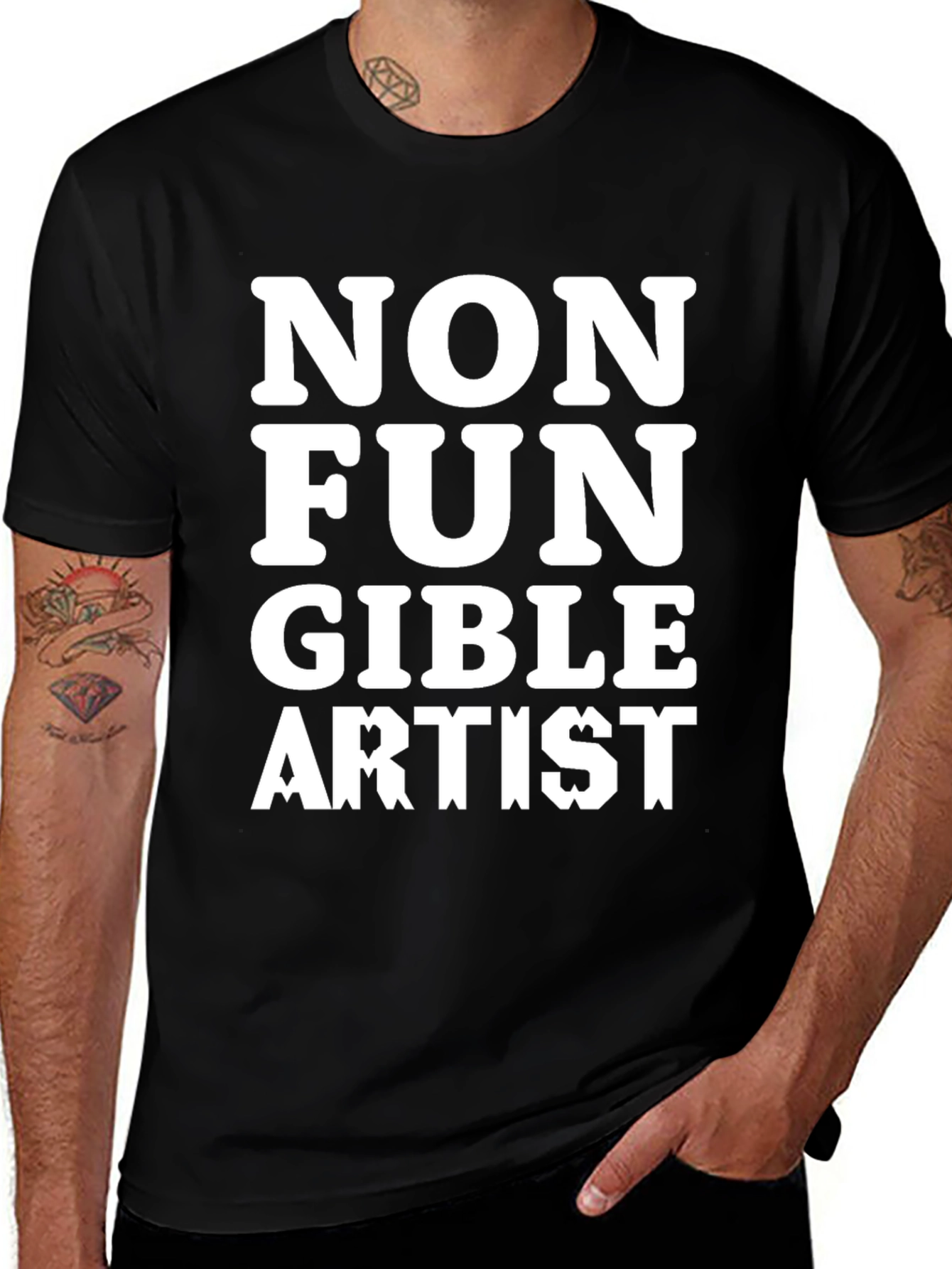 Non Fungible Artist Black T-Shirt