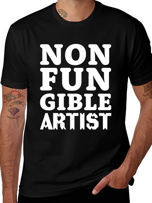 Non Fungible Artist Black T-Shirt