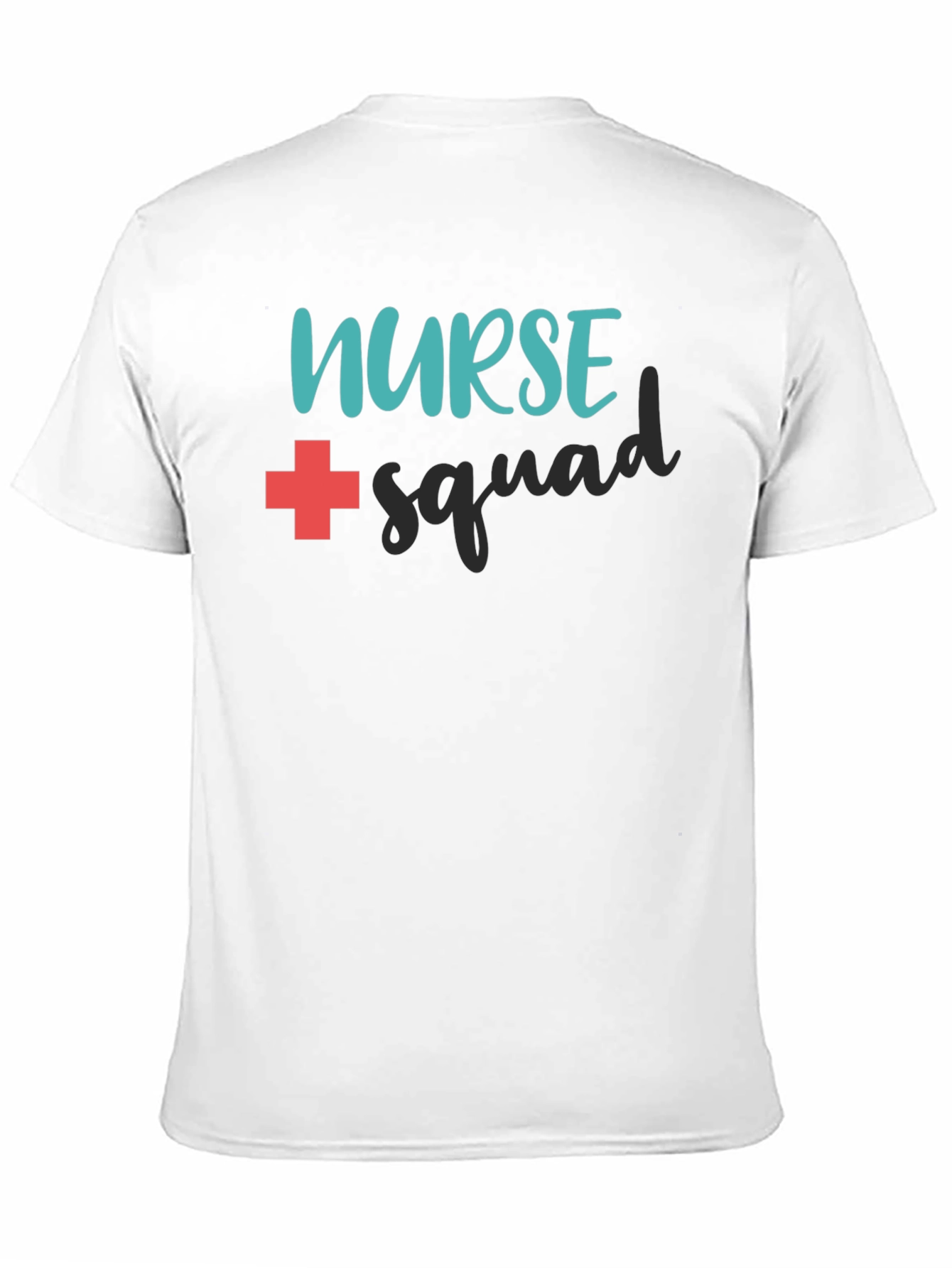 Nurse Squad Graphic T-Shirt - Black Crew Neck Tee