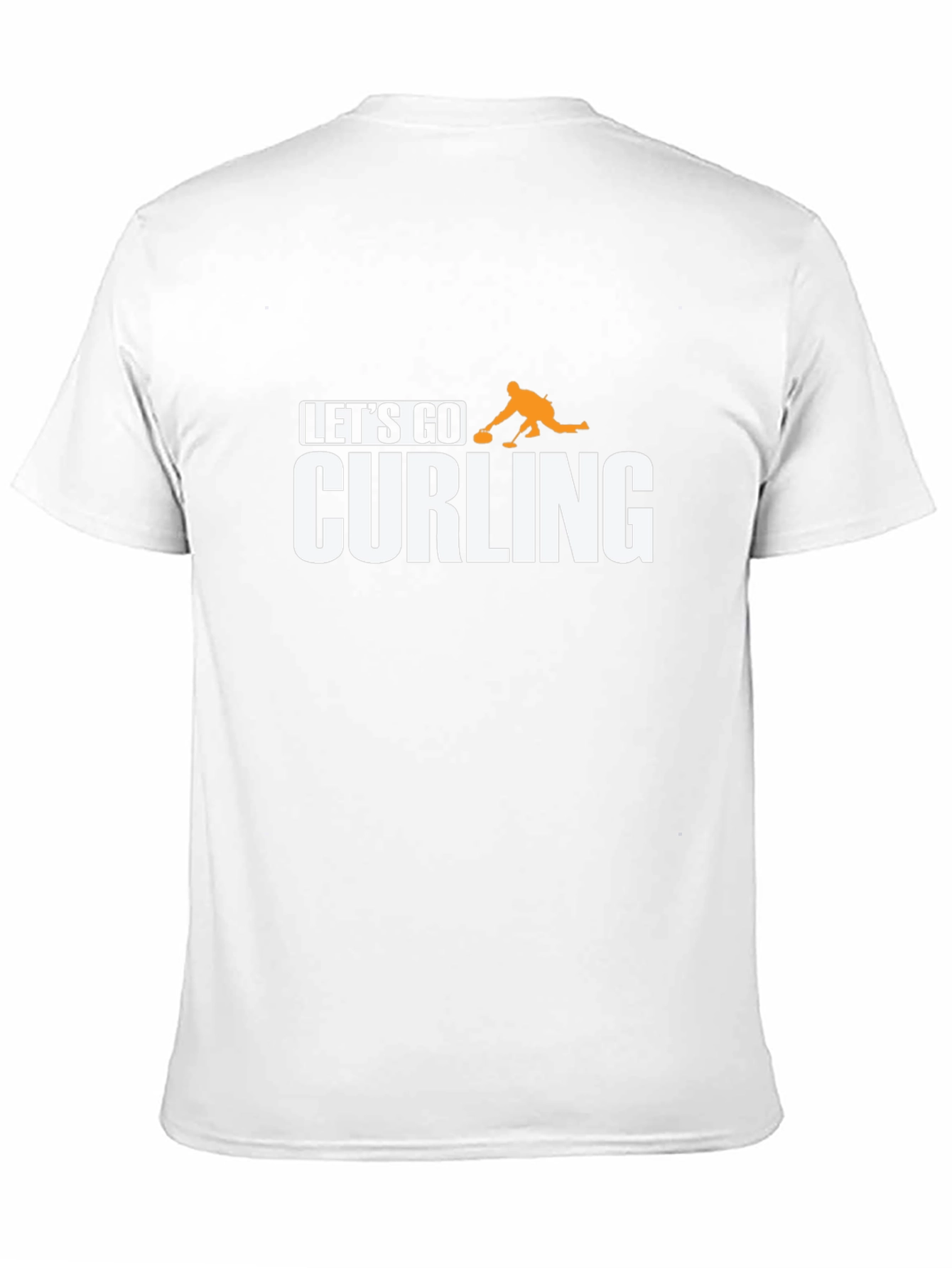 Lets Go Curling T-Shirt - Black Tee