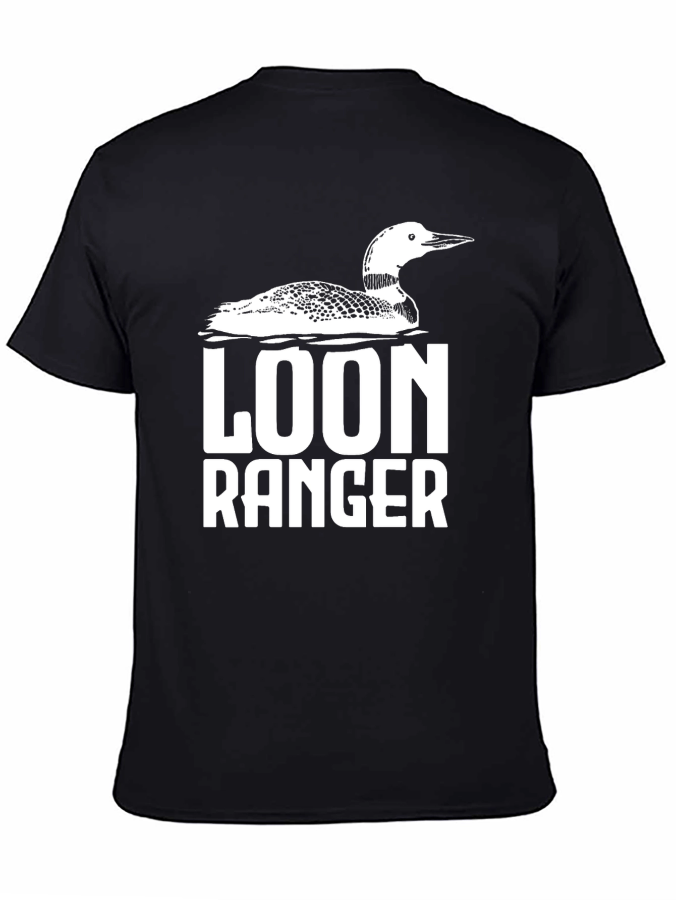 Loon Ranger Black Graphic T-Shirt