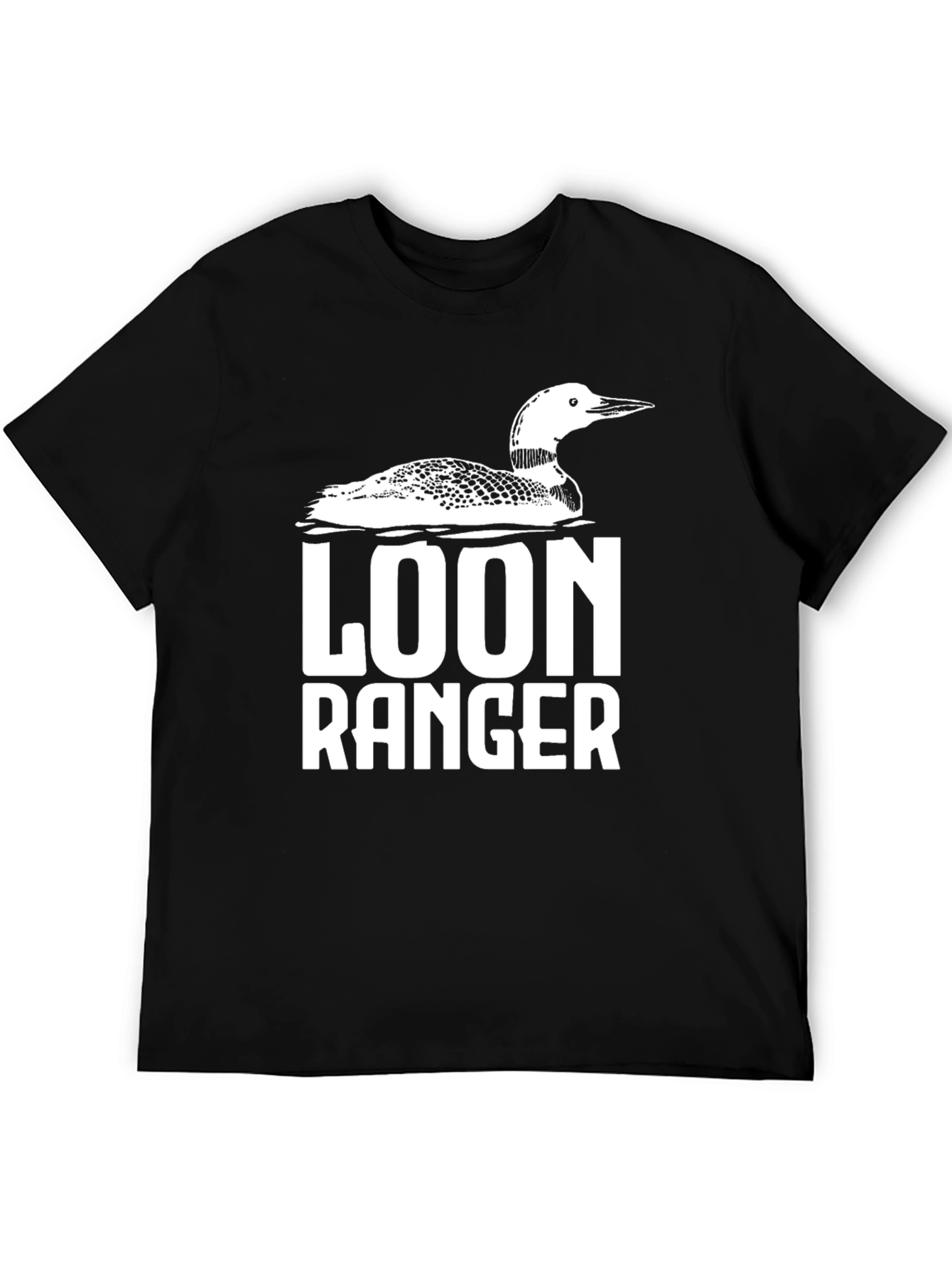 Loon Ranger Black Graphic T-Shirt