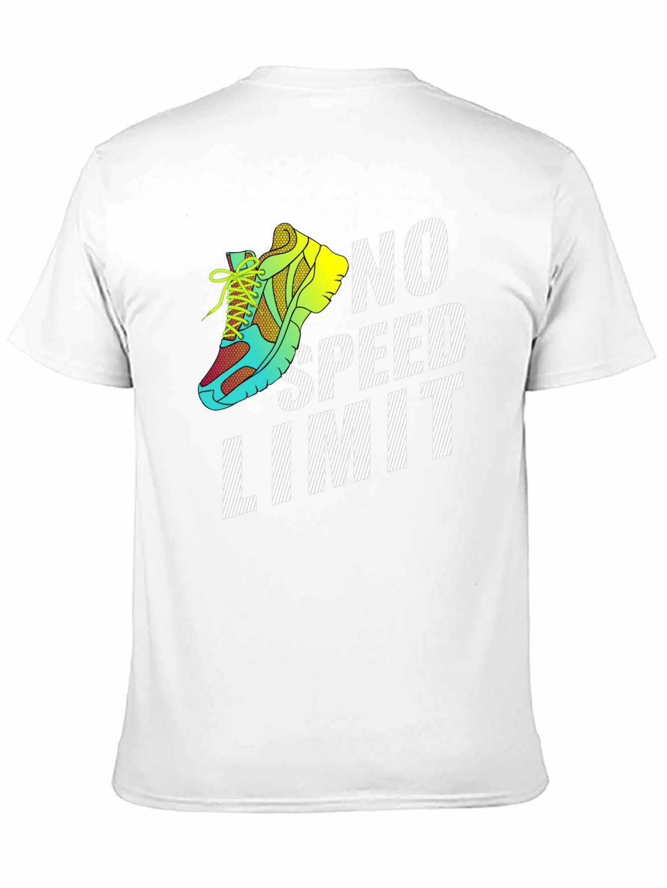 No Speed Limit Runner Graphic T-Shirt