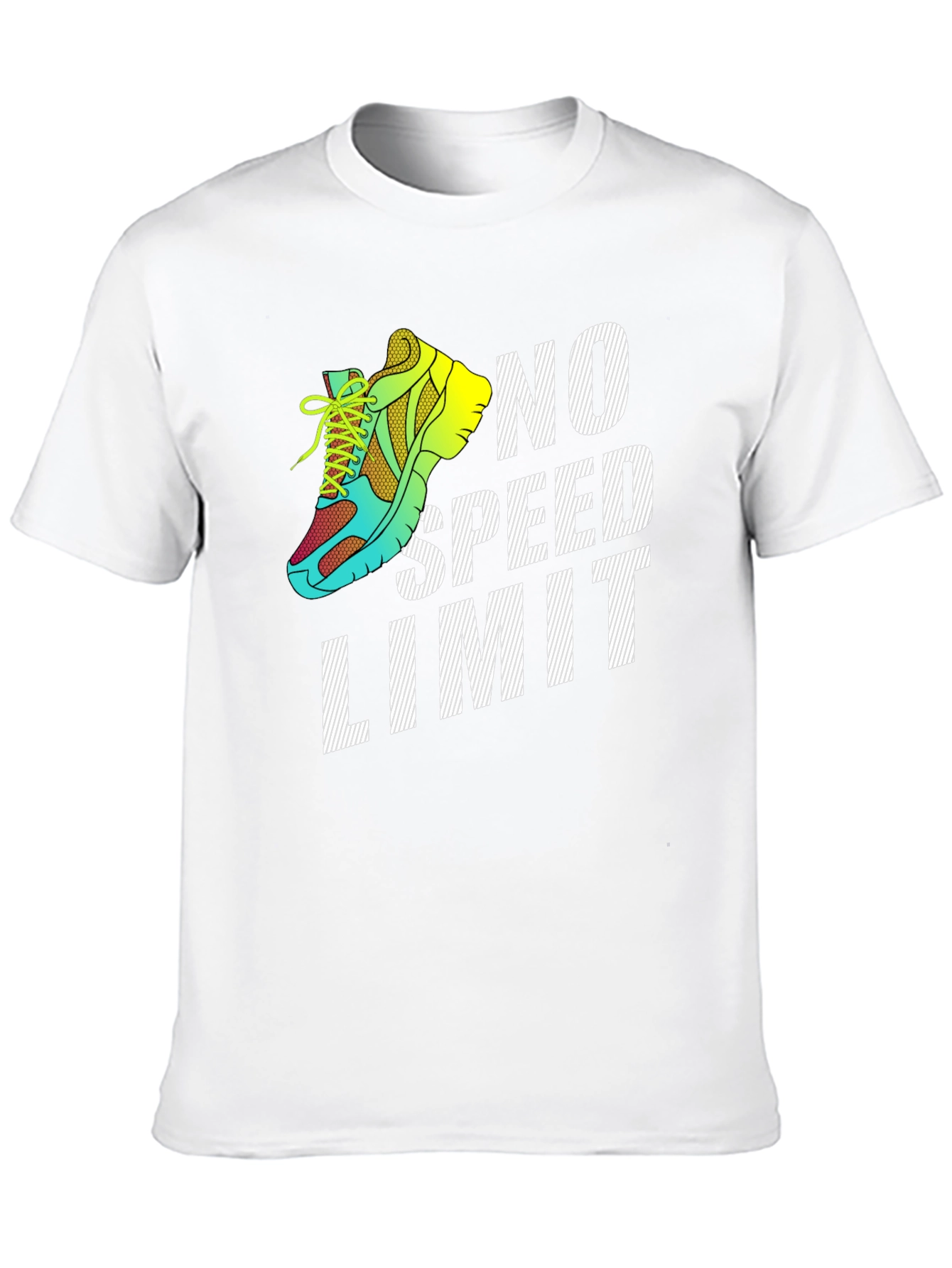 No Speed Limit Runner Graphic T-Shirt