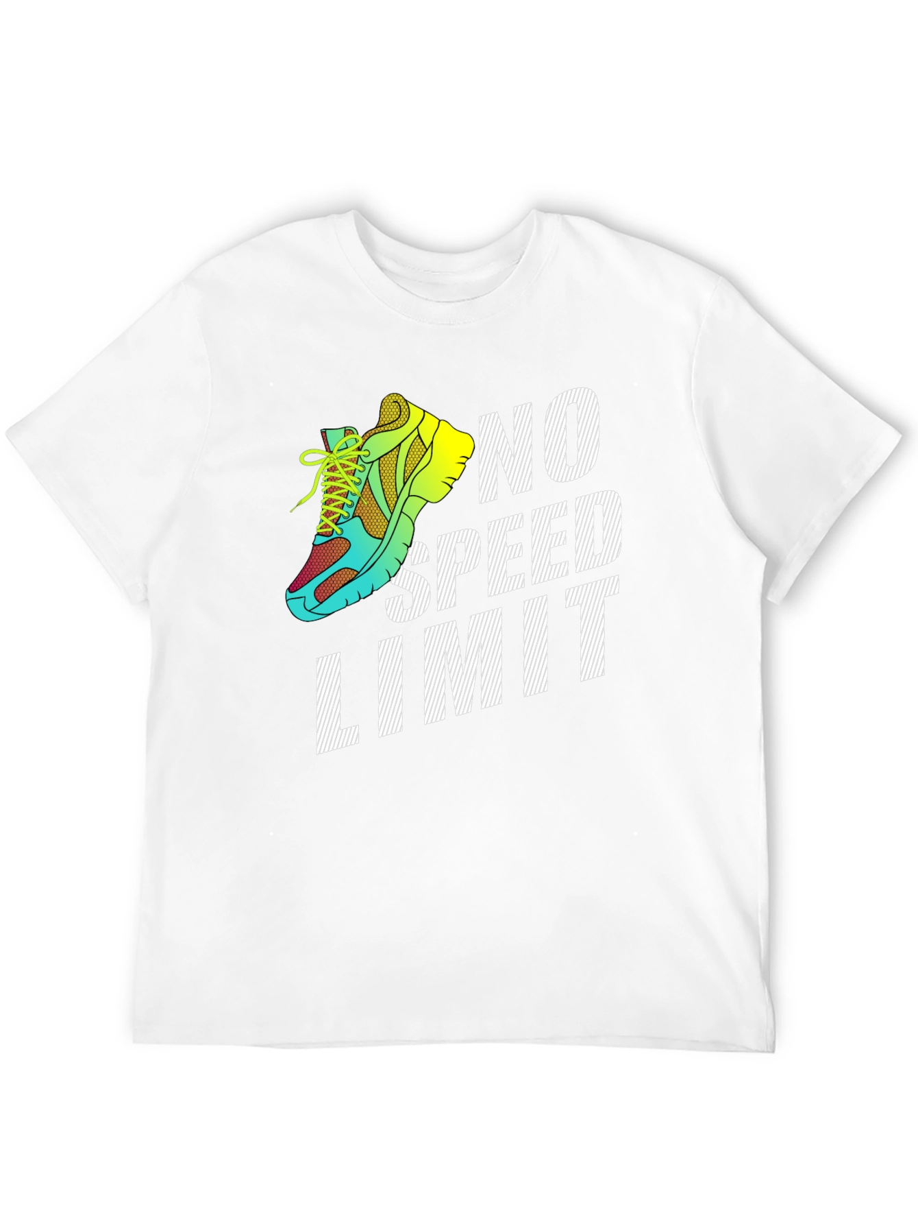 No Speed Limit Runner Graphic T-Shirt