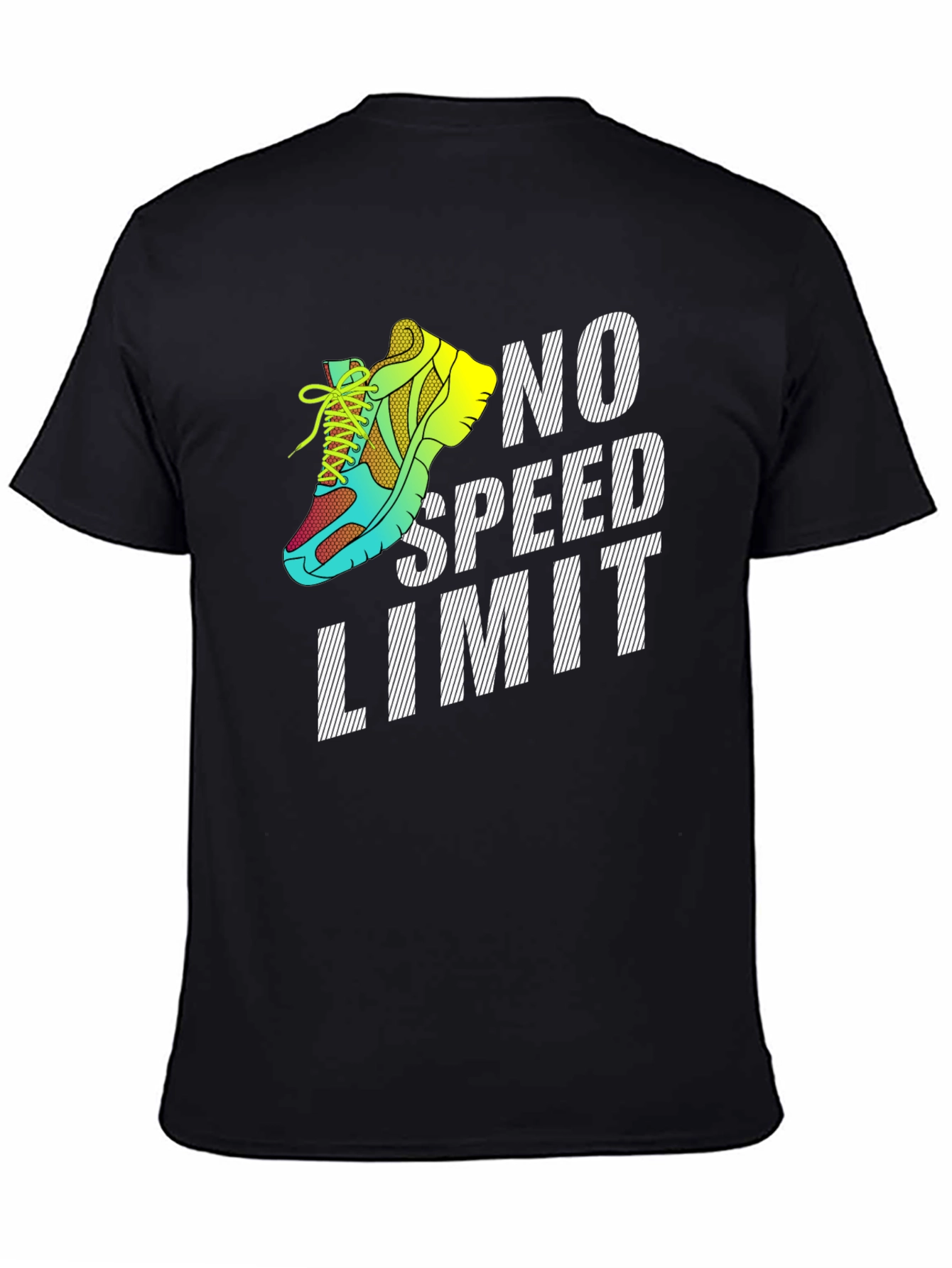 No Speed Limit Runner Graphic T-Shirt