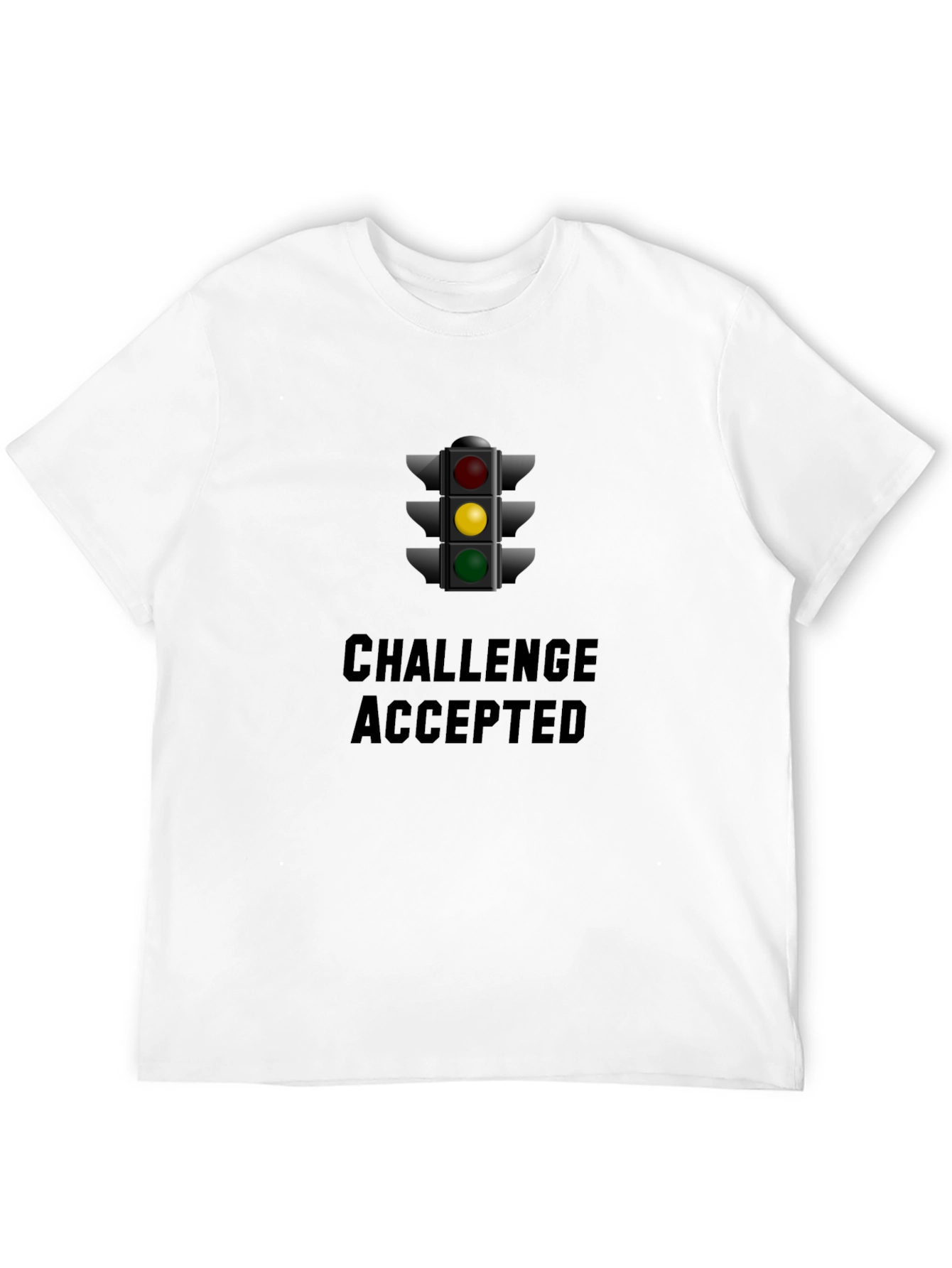 Challenge Accepted Traffic Light Graphic Tee