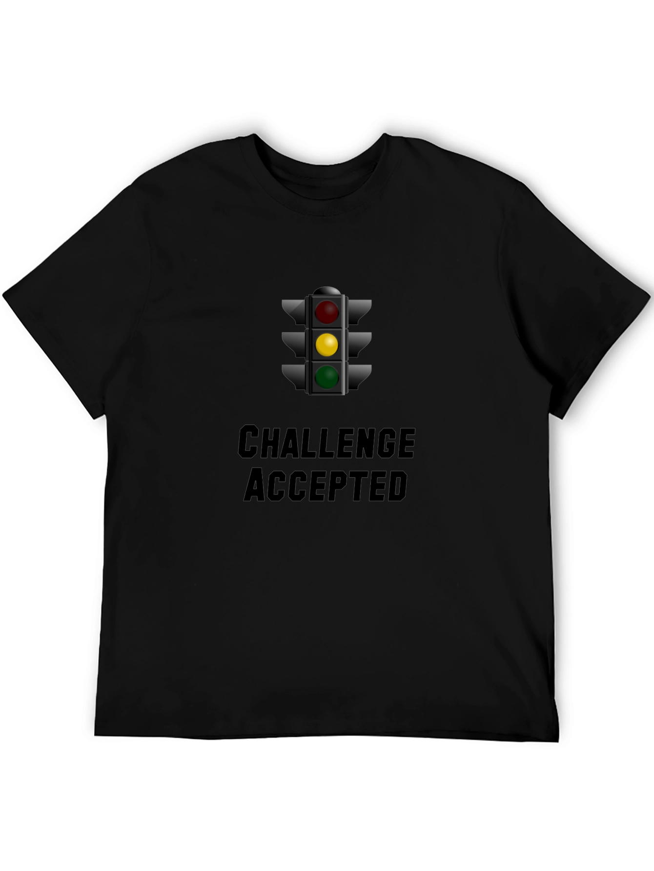 Challenge Accepted Traffic Light Graphic Tee