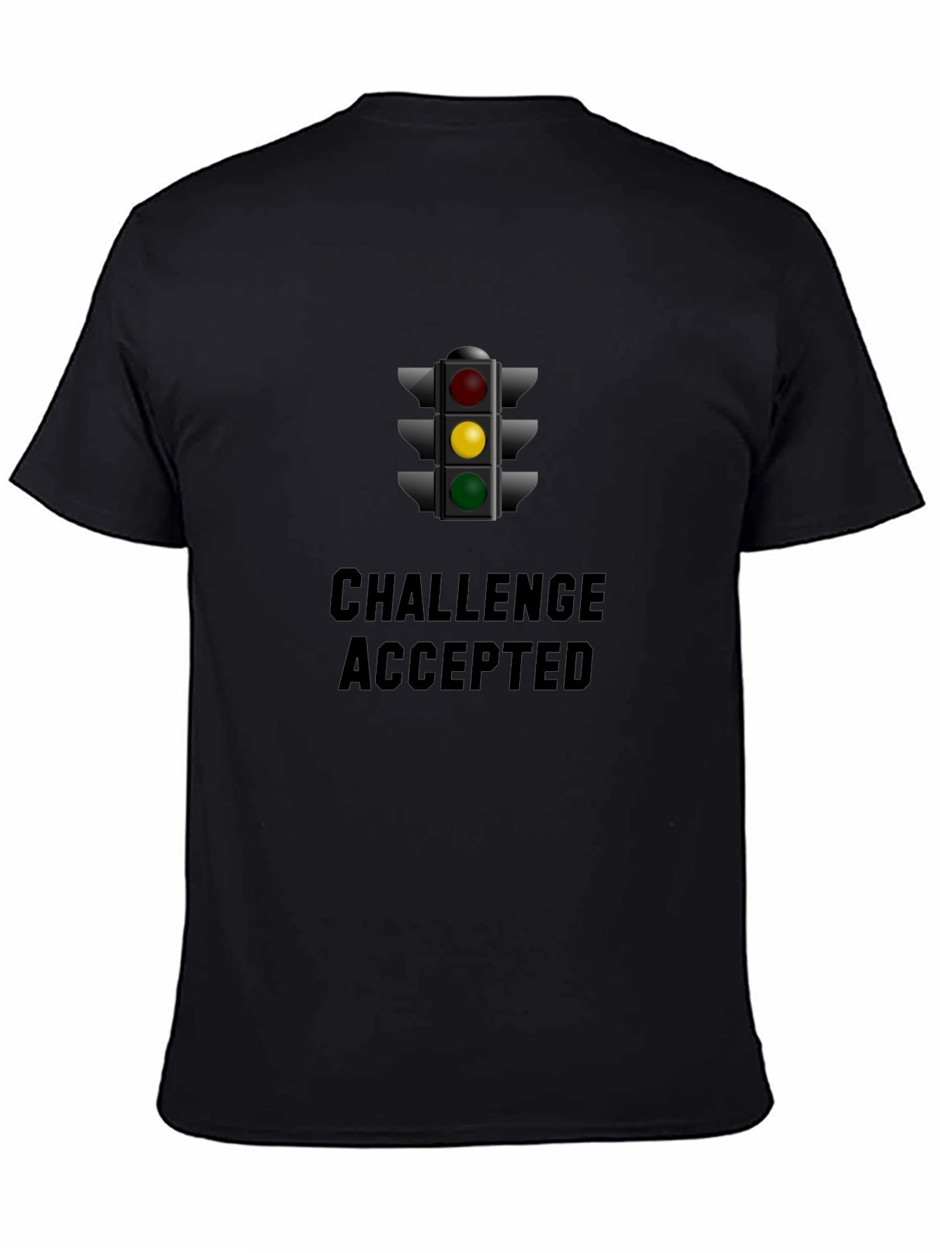 Challenge Accepted Traffic Light Graphic Tee