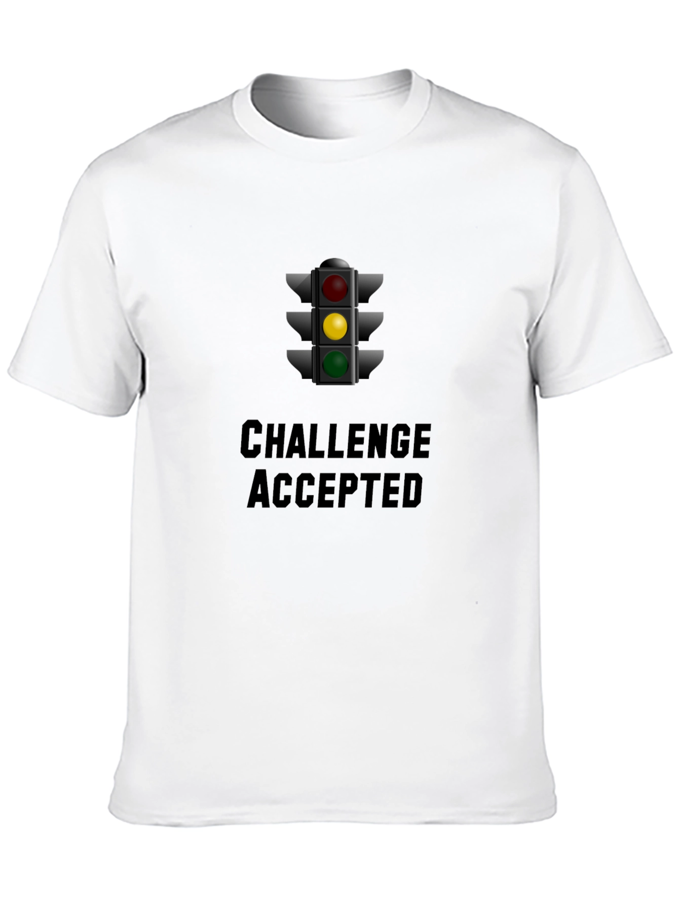 Challenge Accepted Traffic Light Graphic Tee