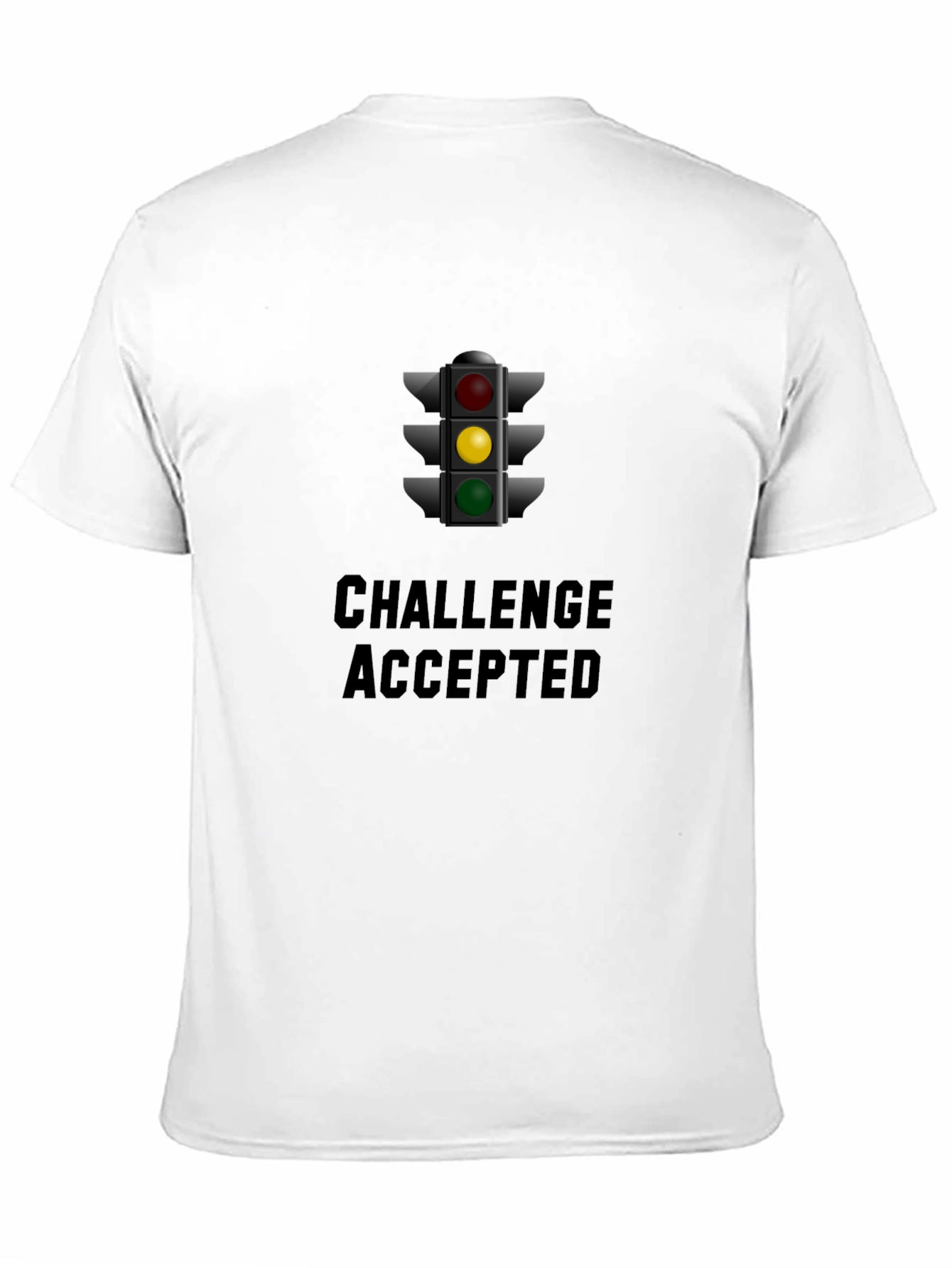 Challenge Accepted Traffic Light Graphic Tee