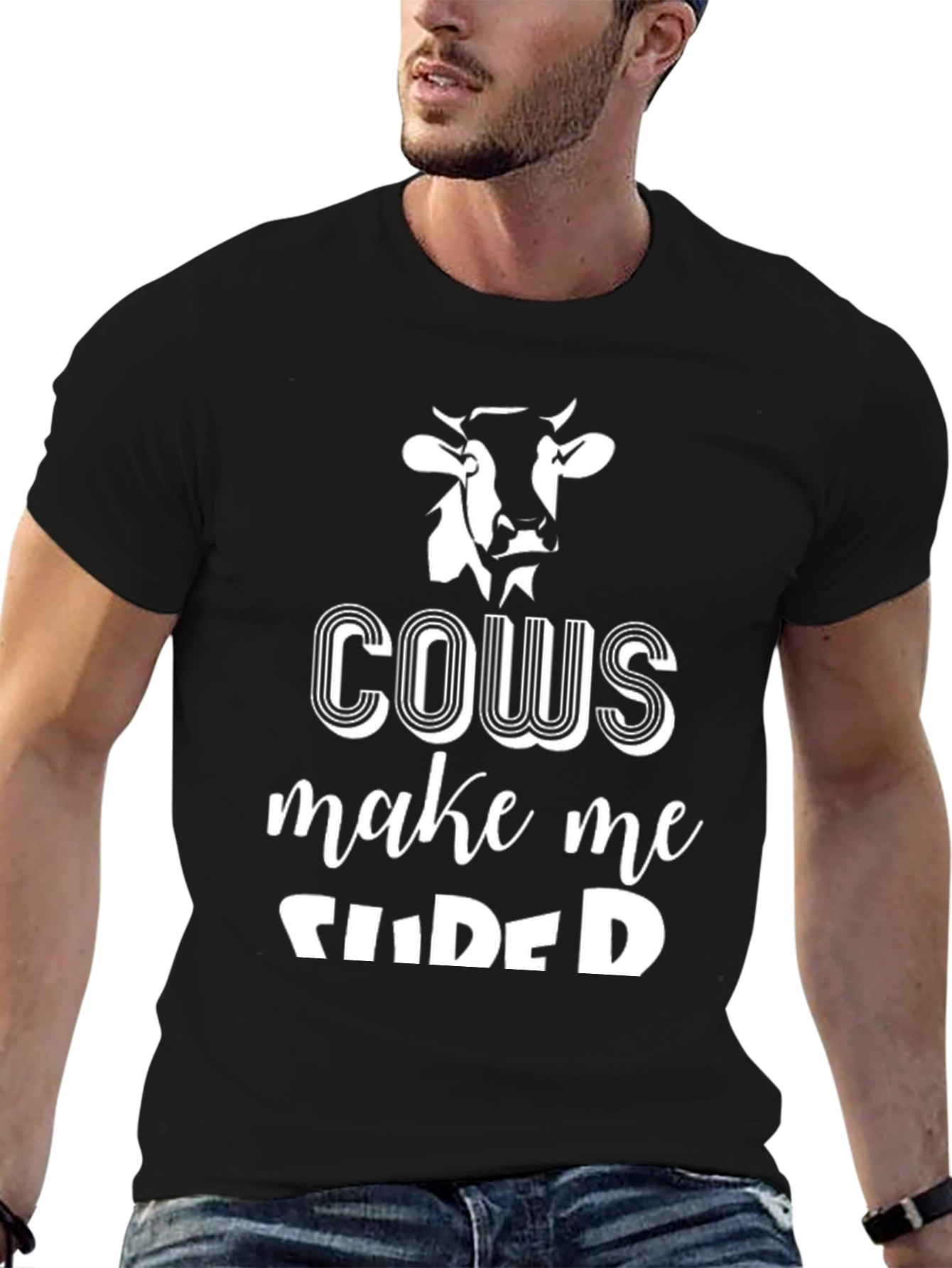 Cows Make Me Tired Graphic Tee