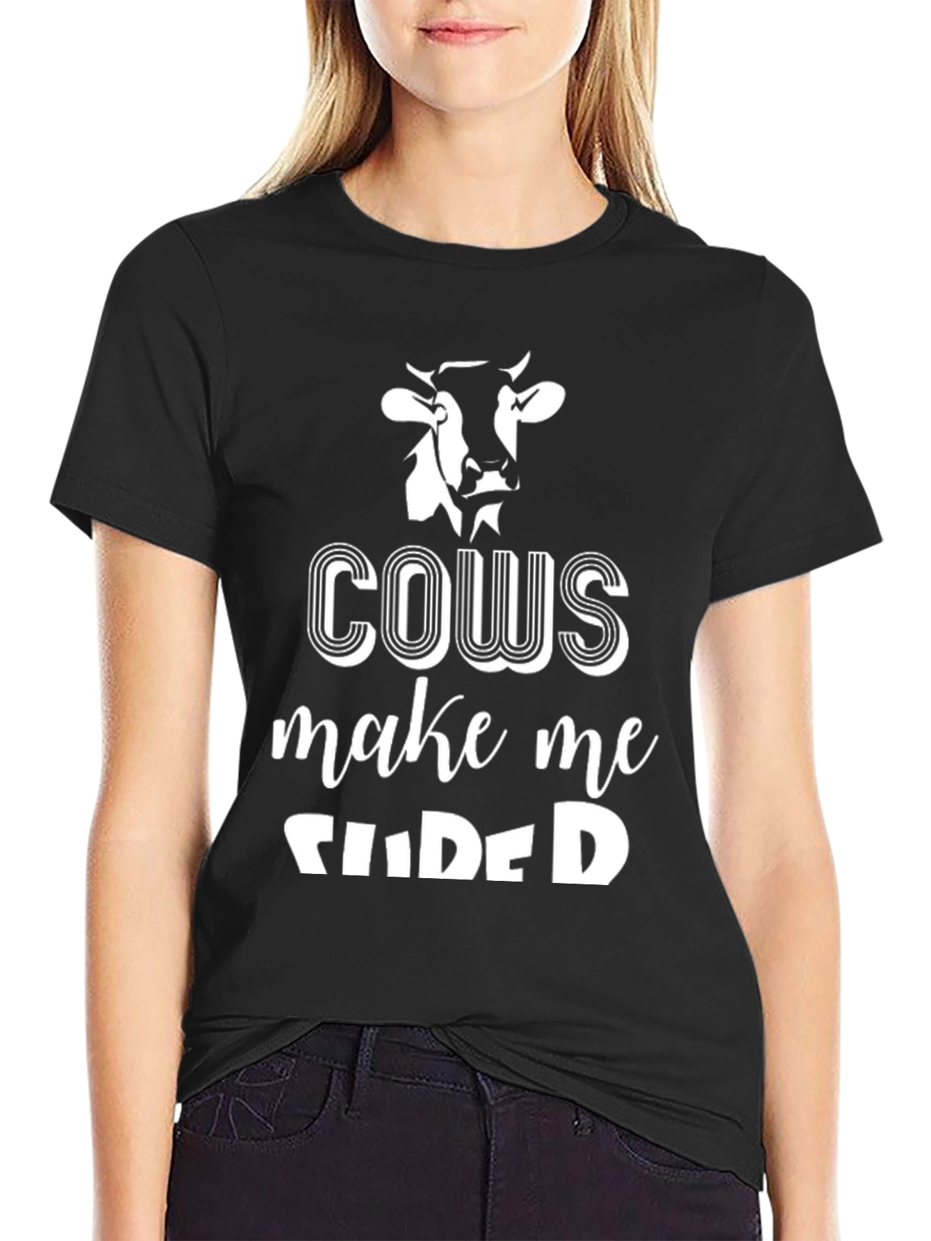 Cows Make Me Tired Graphic Tee