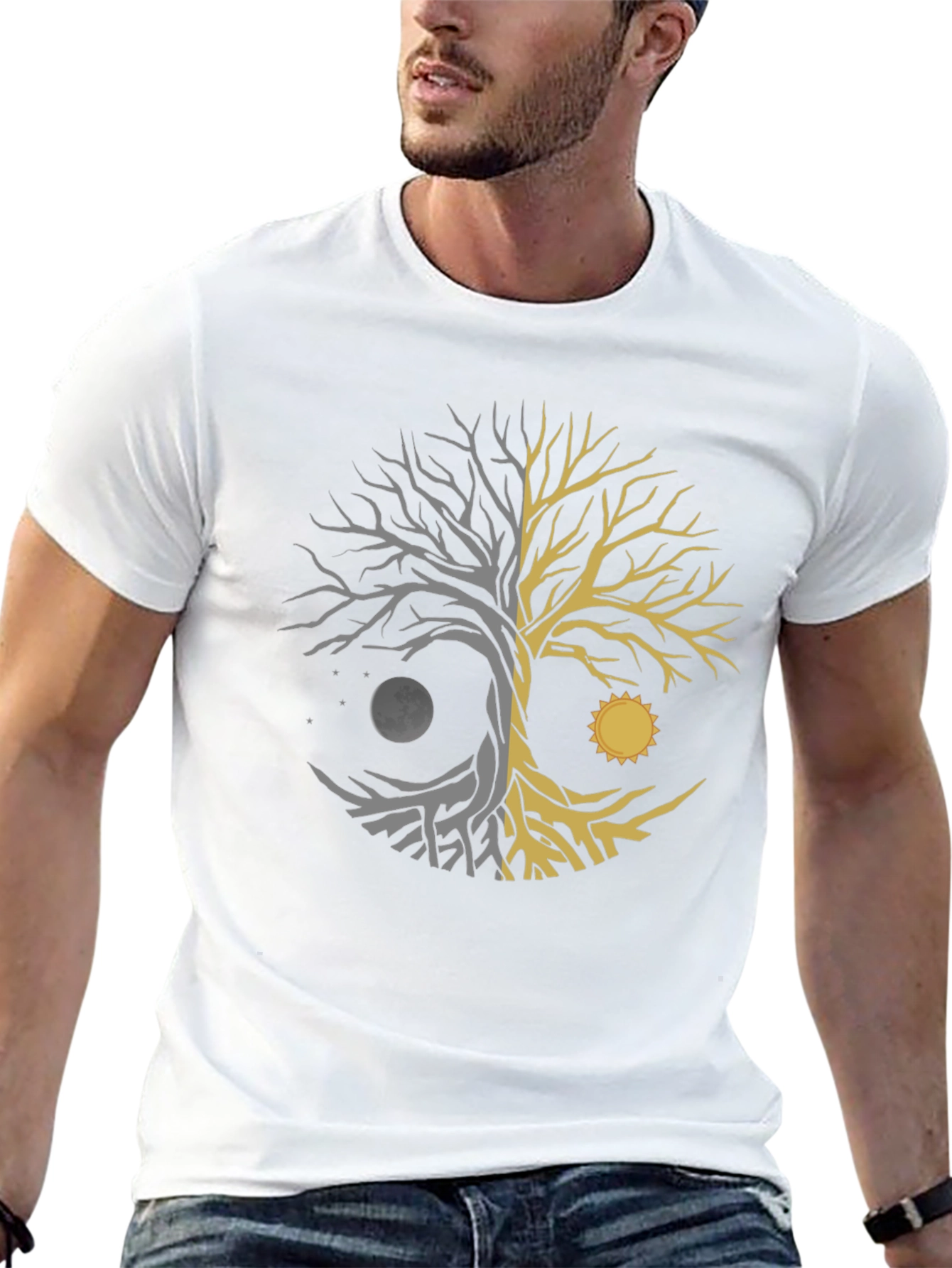 Yin Yang Tree of Life Graphic Tee