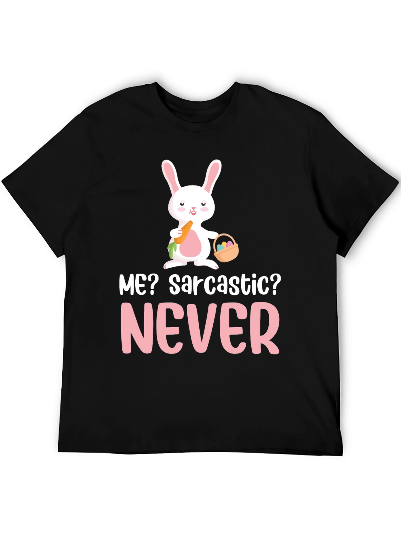 Sarcastic Bunny Graphic T-Shirt - Cute Easter Tee
