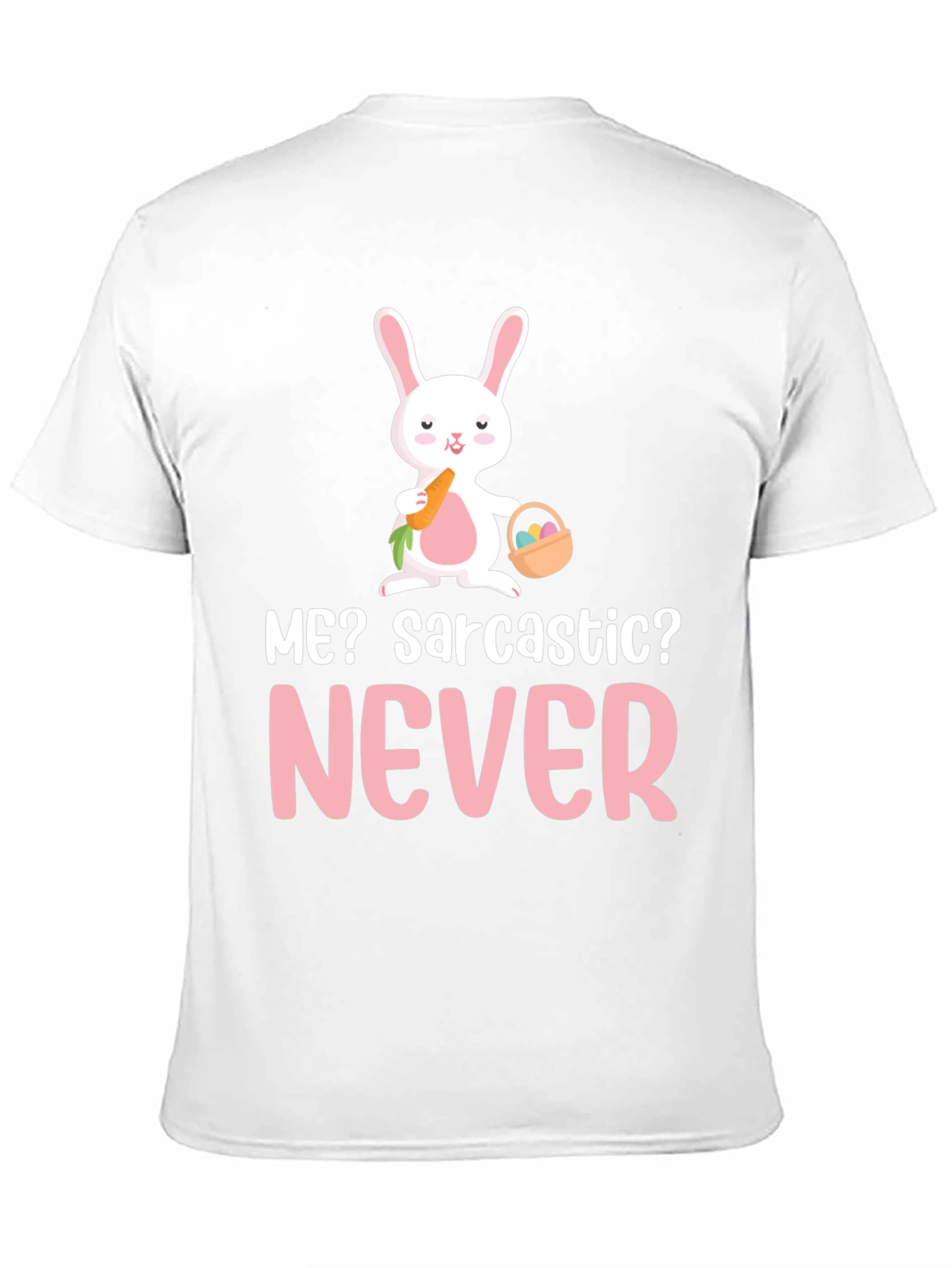 Sarcastic Bunny Graphic T-Shirt - Cute Easter Tee